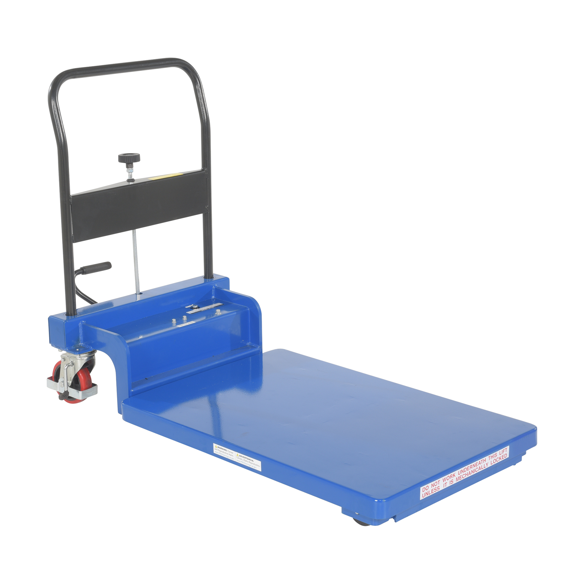 Vestil Low-Profile Scissor Cart - 900-Lb. Capacity, 3.5in. to 23.625in. Height, Auto Shift, Model# CART-900-LP-AS