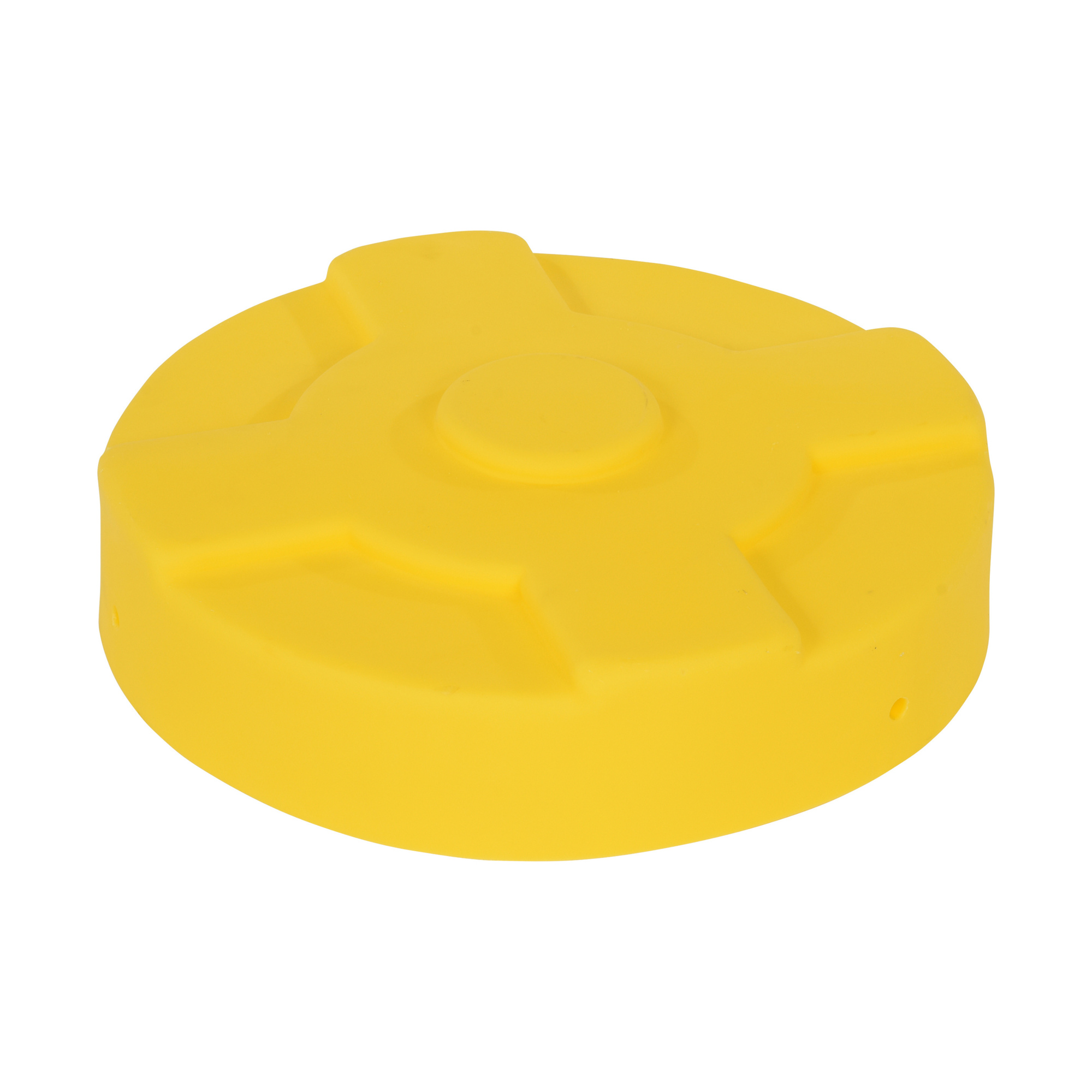 Vestil Low-Density Poly Drum Cover - 30 Gal., 20in. Dia., Polyethylene, Yellow, Model# DC-P-30-YL