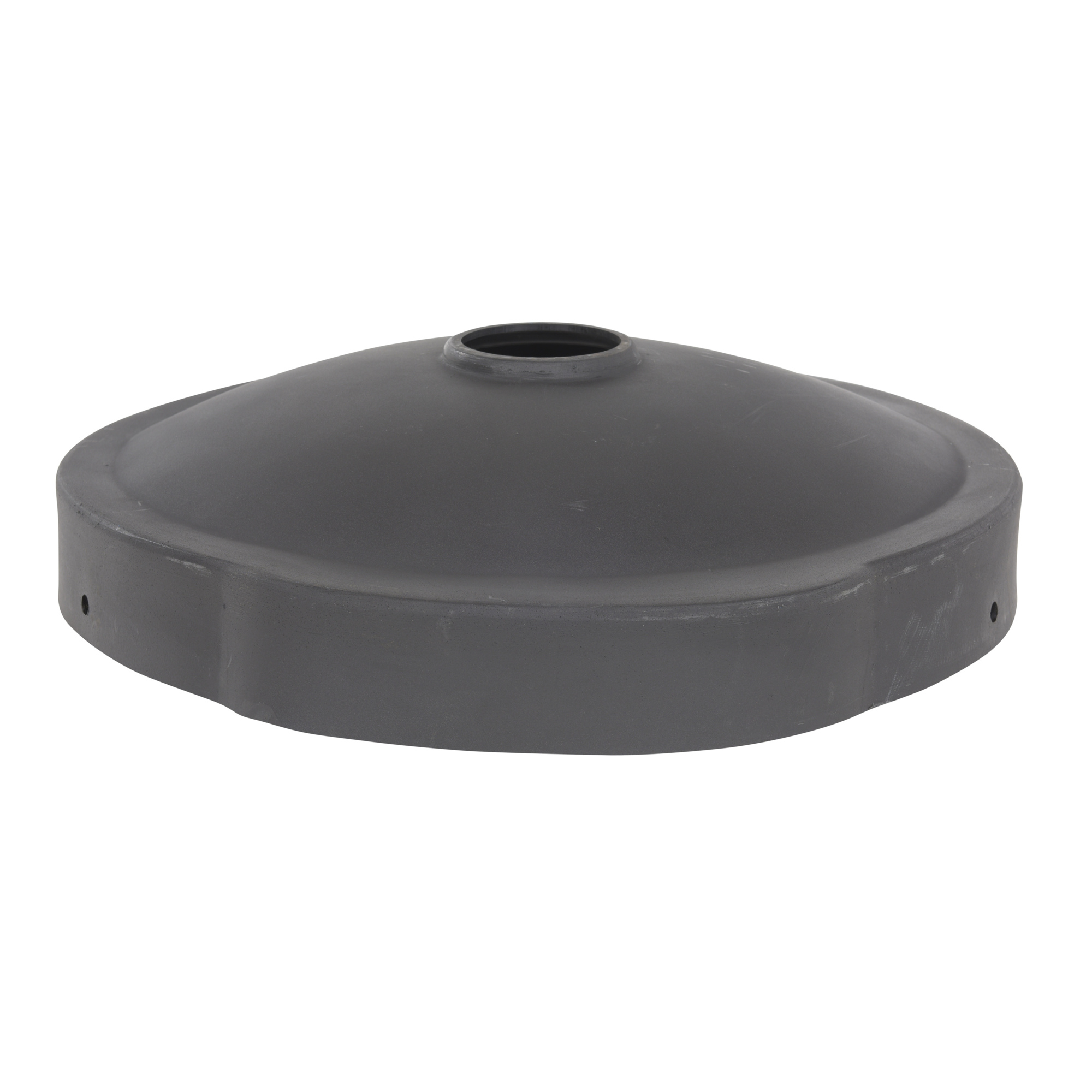 Vestil Low-Density Polyethylene Universal 55 Gallon Drum Recycling Lid Black