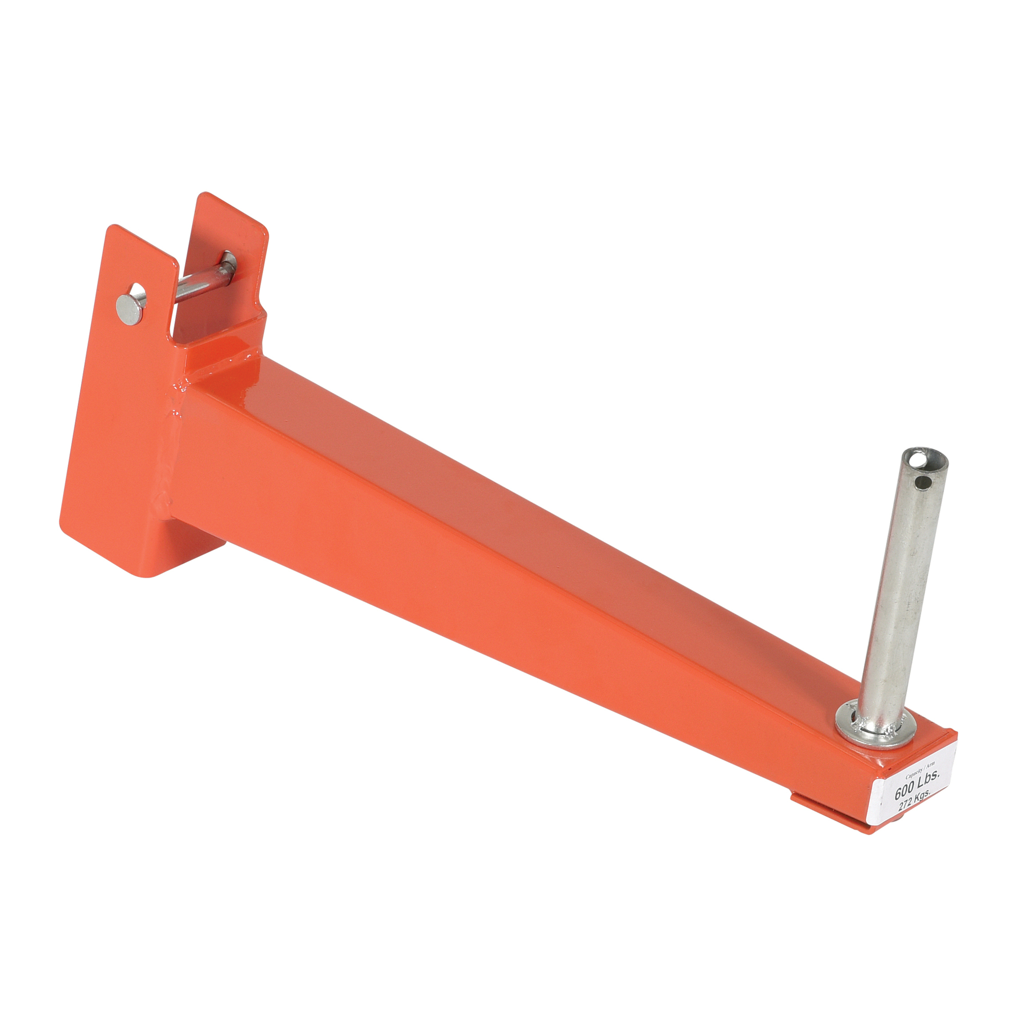 Vestil Steel Cantilever Arm - 10 Degree Incline, 7.25in. Height, 2.5in. Width, 14.5in. Depth, Model# SIA-C-12