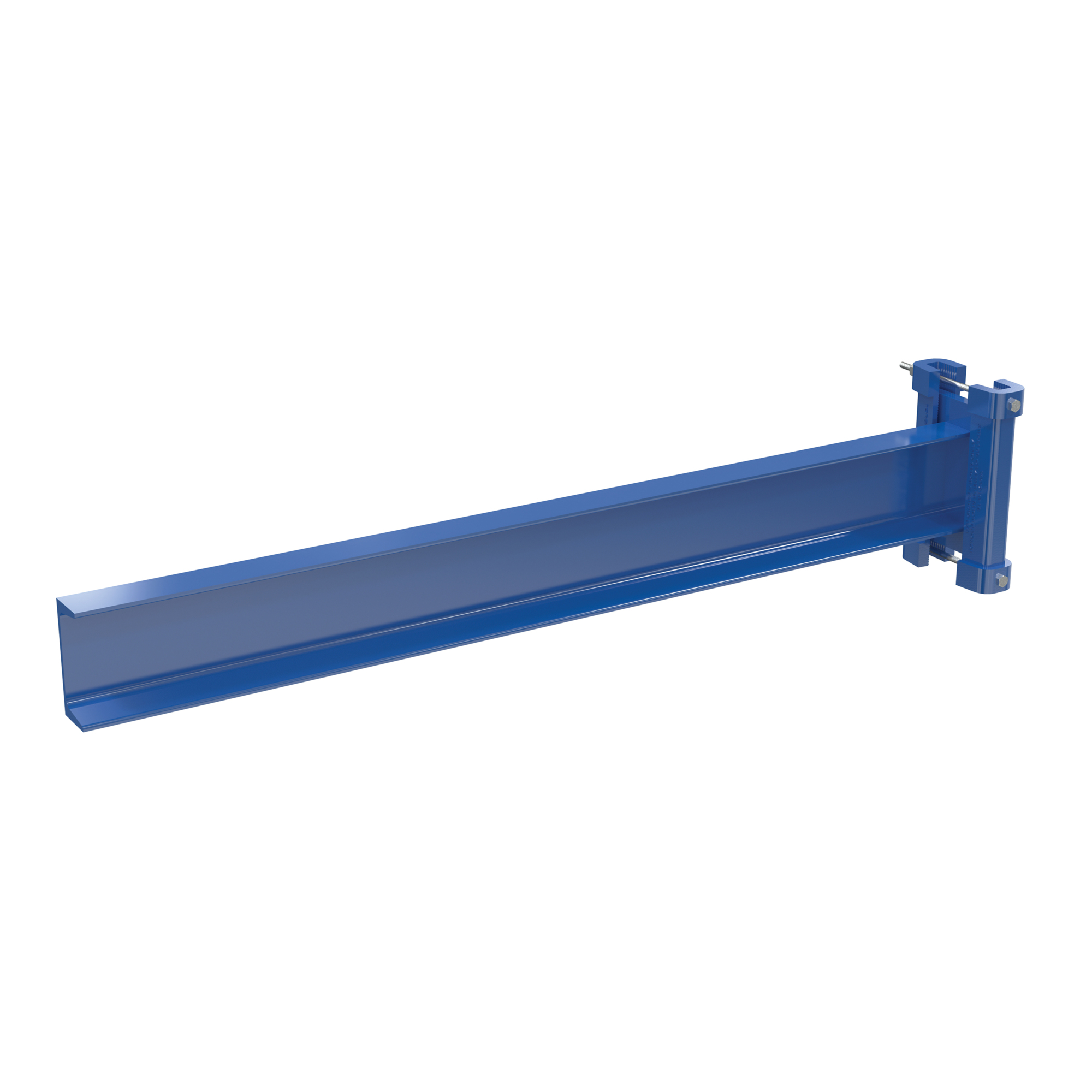 Vestil Cantilever Straight Arm - 8in. Height, 6.688in. Width, 37.125in. Depth, No Lip, Model# SSAL-36-NL
