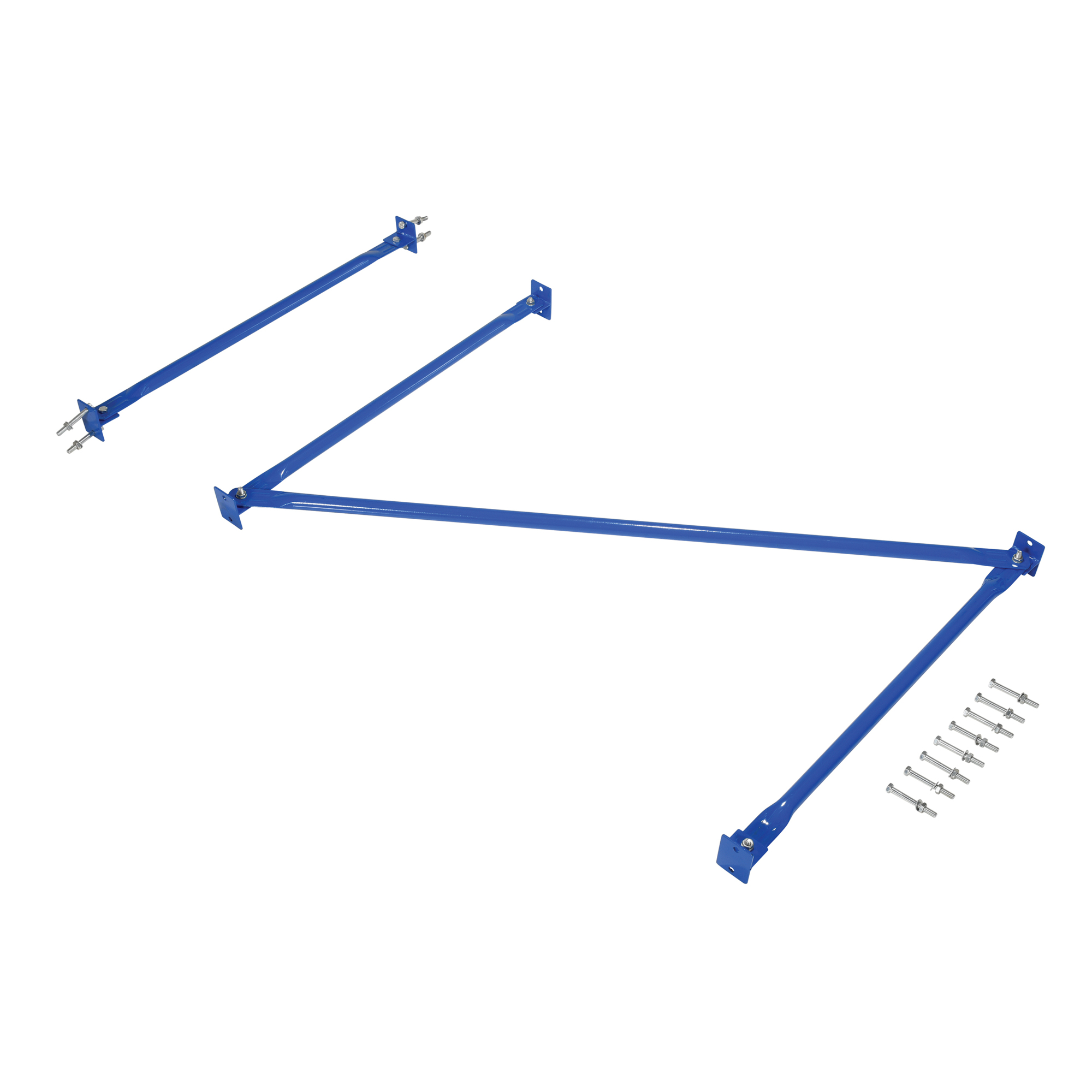 Vestil Steel Standard Cantilever Brace Set 96 In. x 48 In. Blue