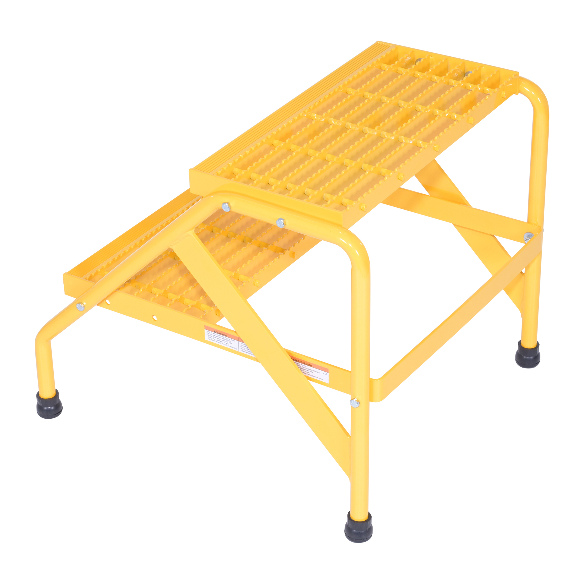 Vestil Aluminum Step Stool - 2 Steps, 20in., 500-Lb. Capacity
