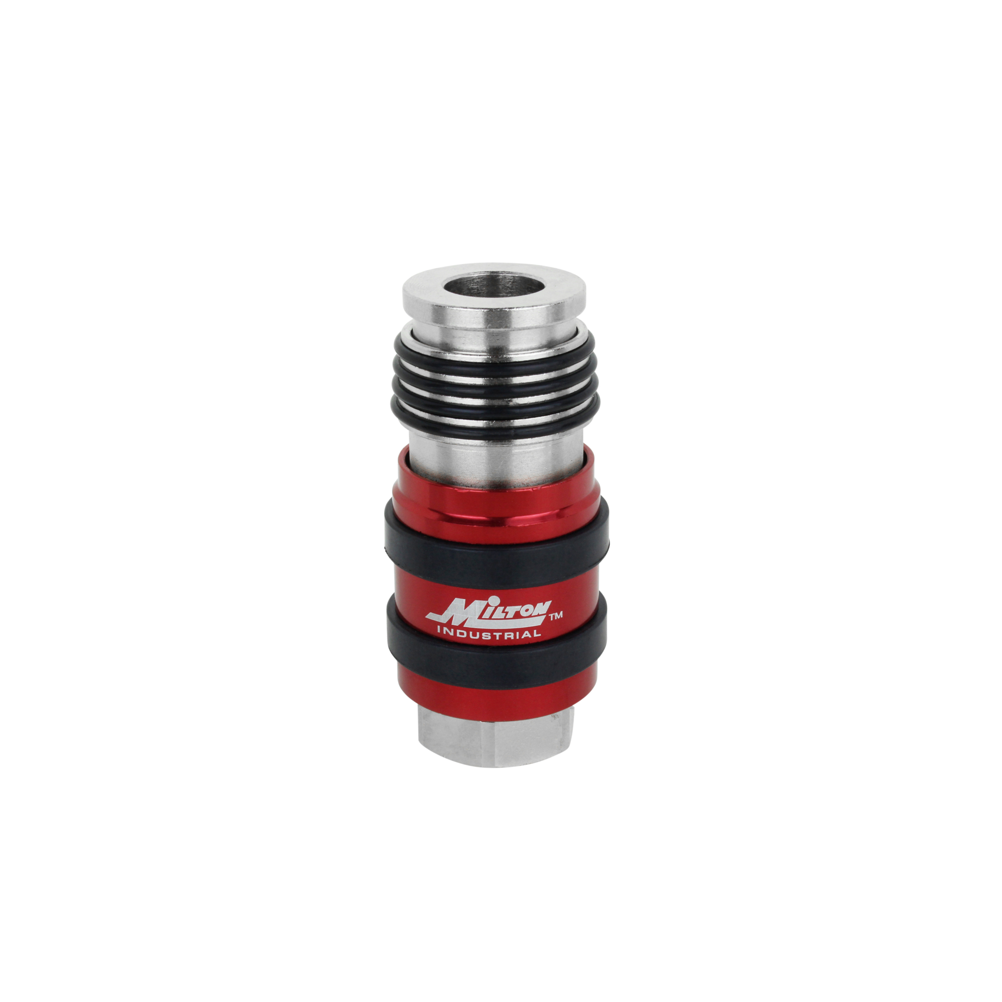 Milton, Safety Exh Coup, 3/8in. Body, 3/8in. FNPT, Coupler Size 3/8 in, Model# s-1758
