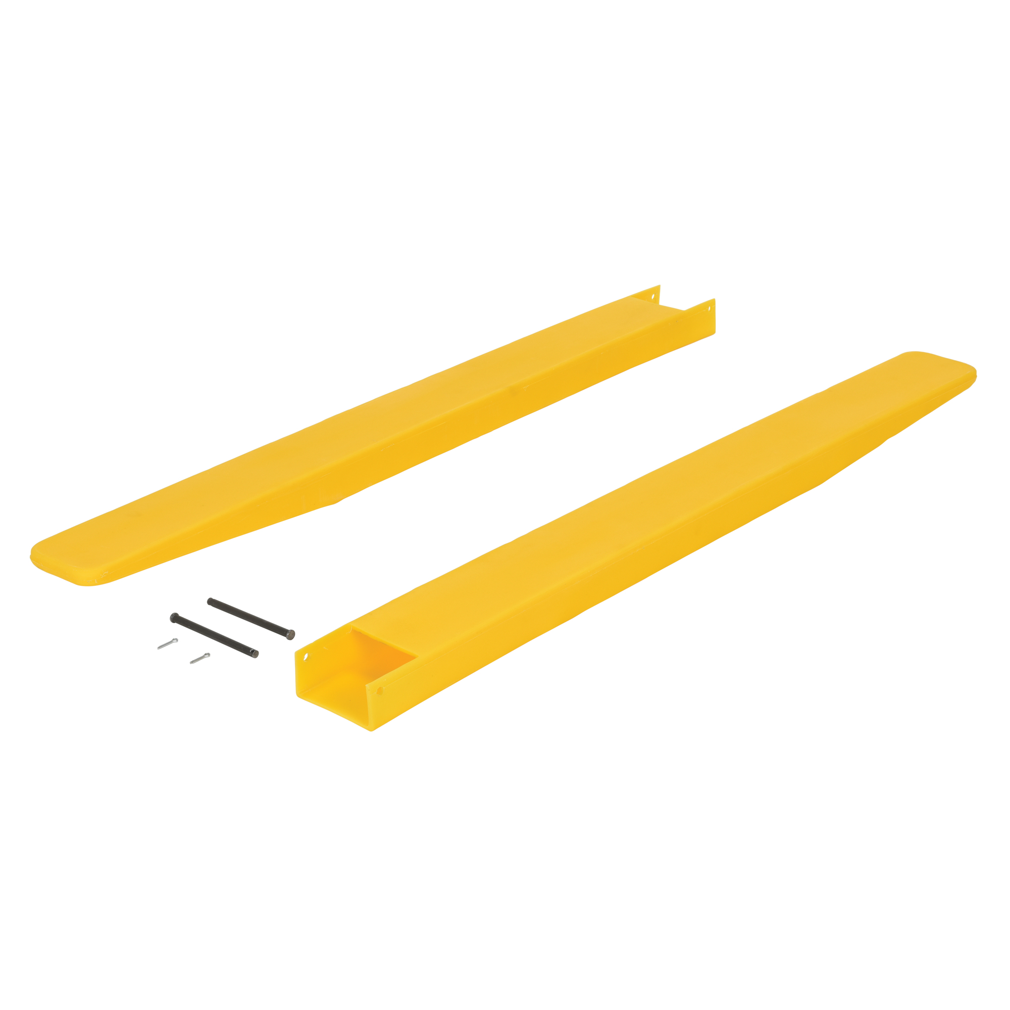 Vestil Polyethylene Fork Blade Protectors - 48in. x 5in., Yellow, Model# F5-48
