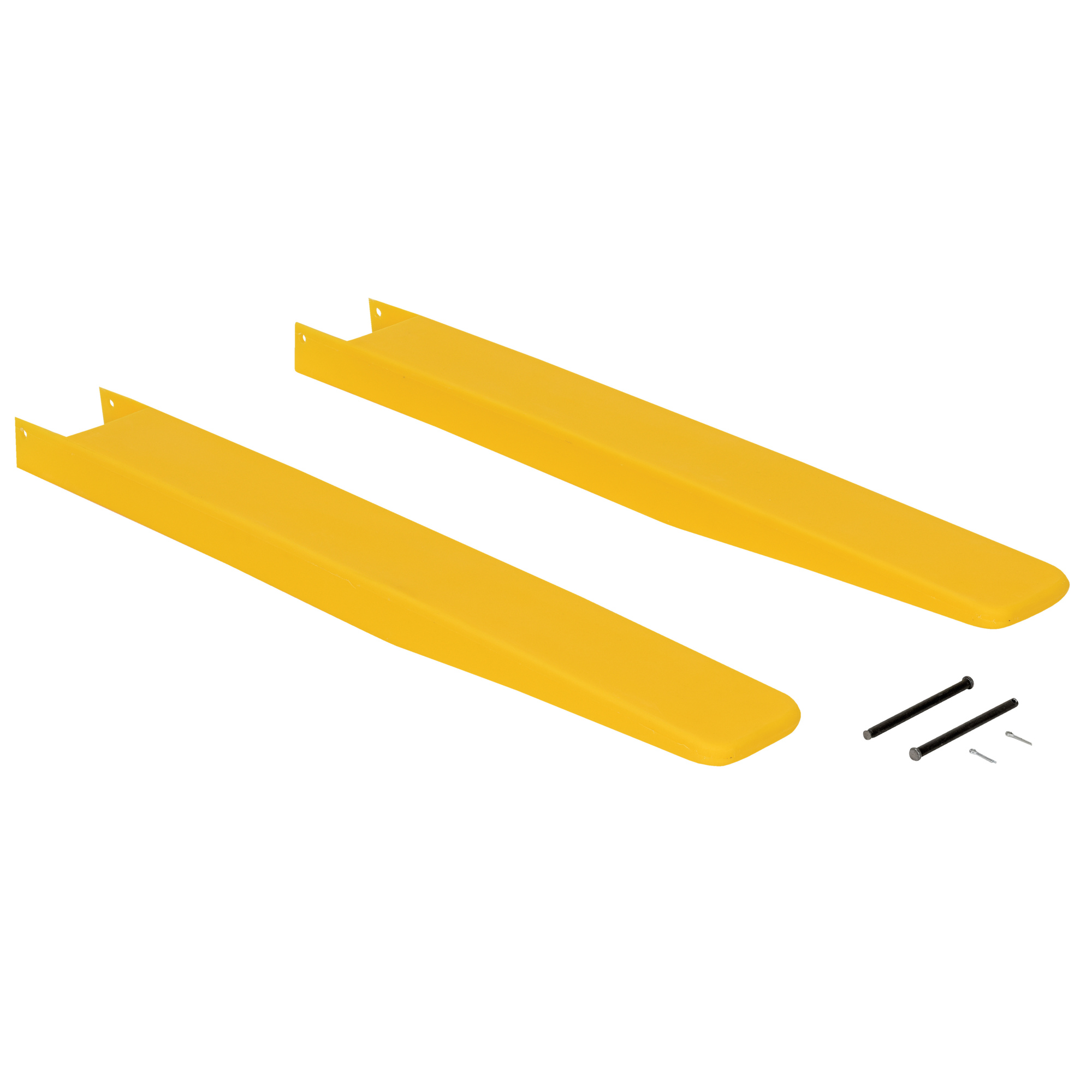 Vestil Polyethylene Fork Blade Protectors - 36in. Length, 4in. Width, Yellow, Model# F4-36