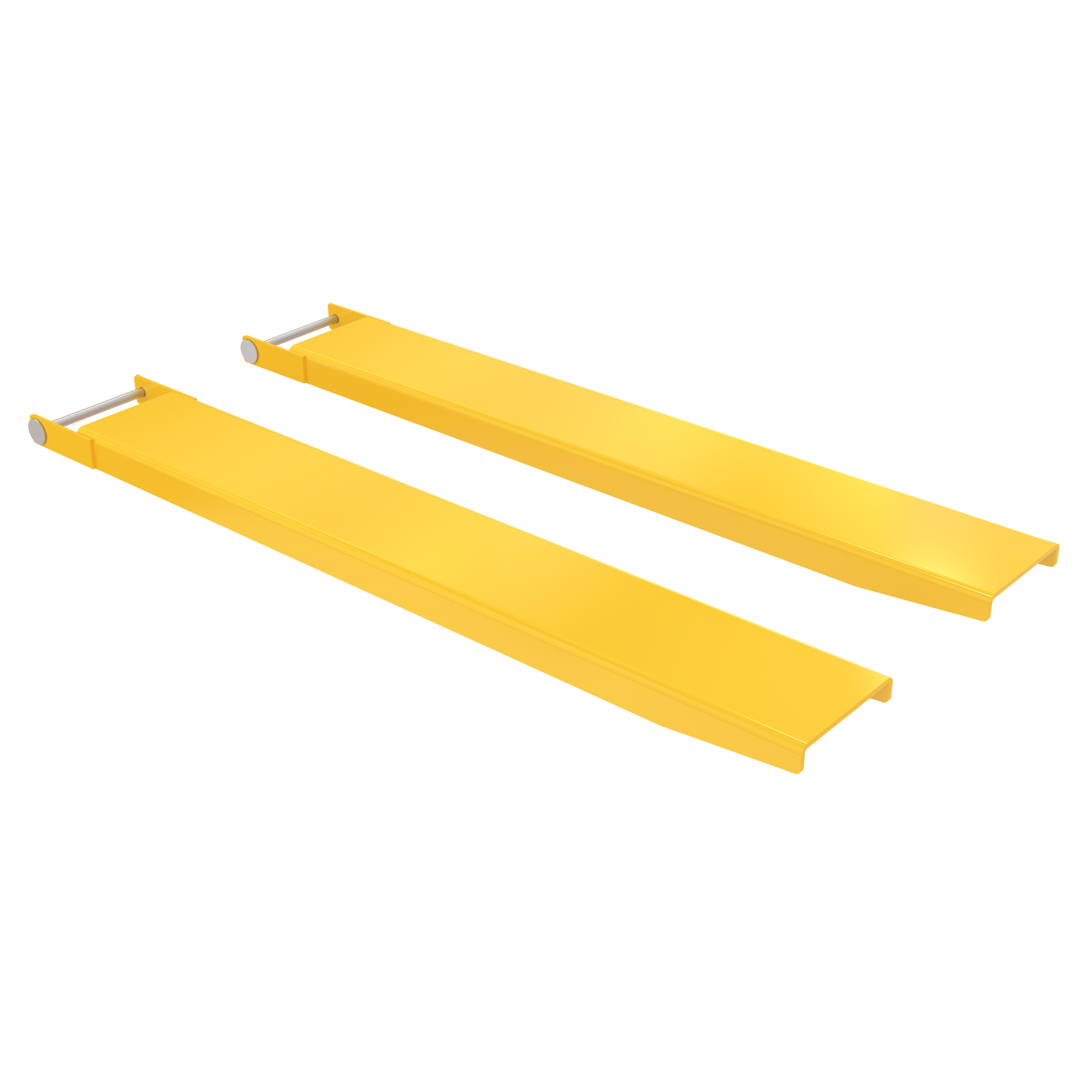 Vestil Pin Style Fork Extension - 7in. x 54in., 4000-Lb. Capacity, Steel, Model# FE-7-54-P