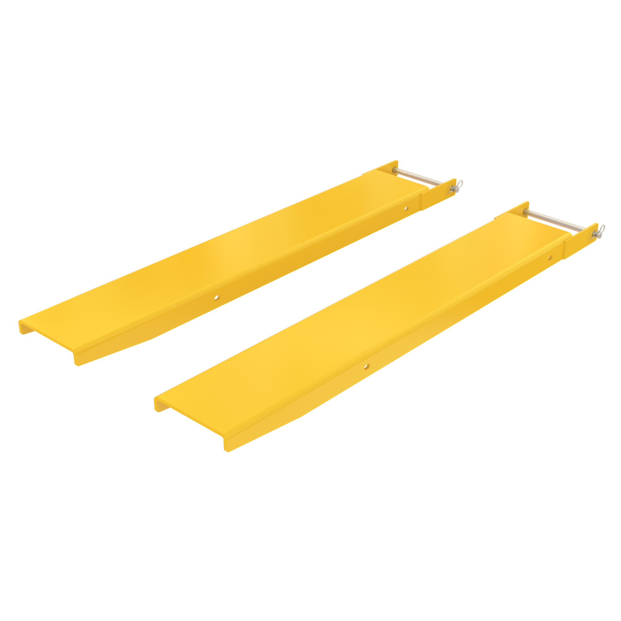 Vestil Pin Style Fork Extension - 7in. x 48in., 4000 Lb. Capacity, Steel, Model# FE-7-48-P
