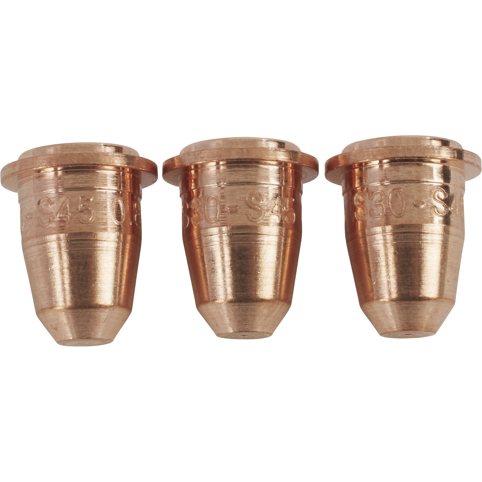 Klutch Plasma Cutter Nozzles, 3-Pk.