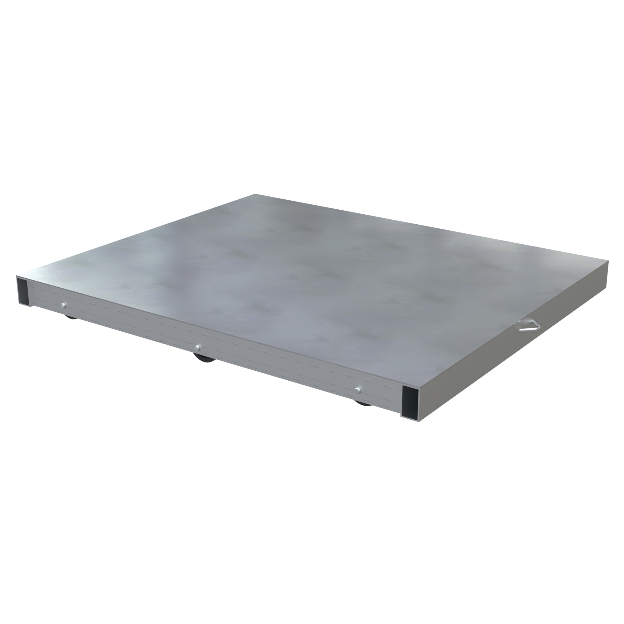 Vestil Roller Pallet Dolly - 6 Rollers, Aluminum, 4000-Lb. Capacity, Model# DOL-ST-3648-6T