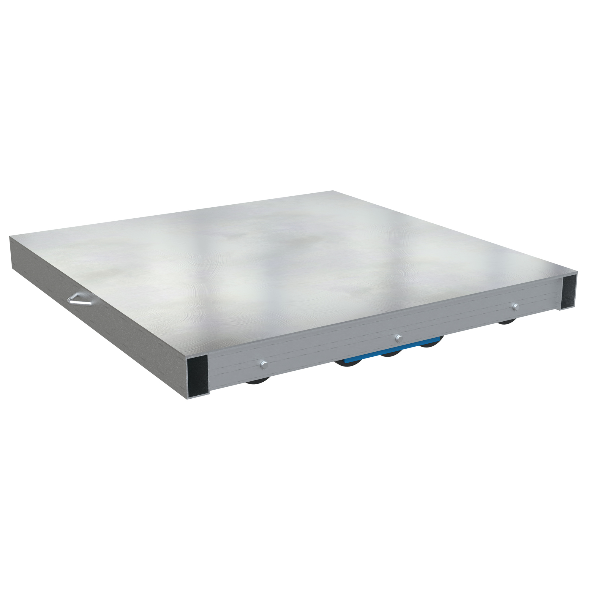 Vestil Roller Pallet Dolly - 36in. x 36in., Aluminum, 8000-Lb. Capacity, Model# DOL-ST-3636-10T