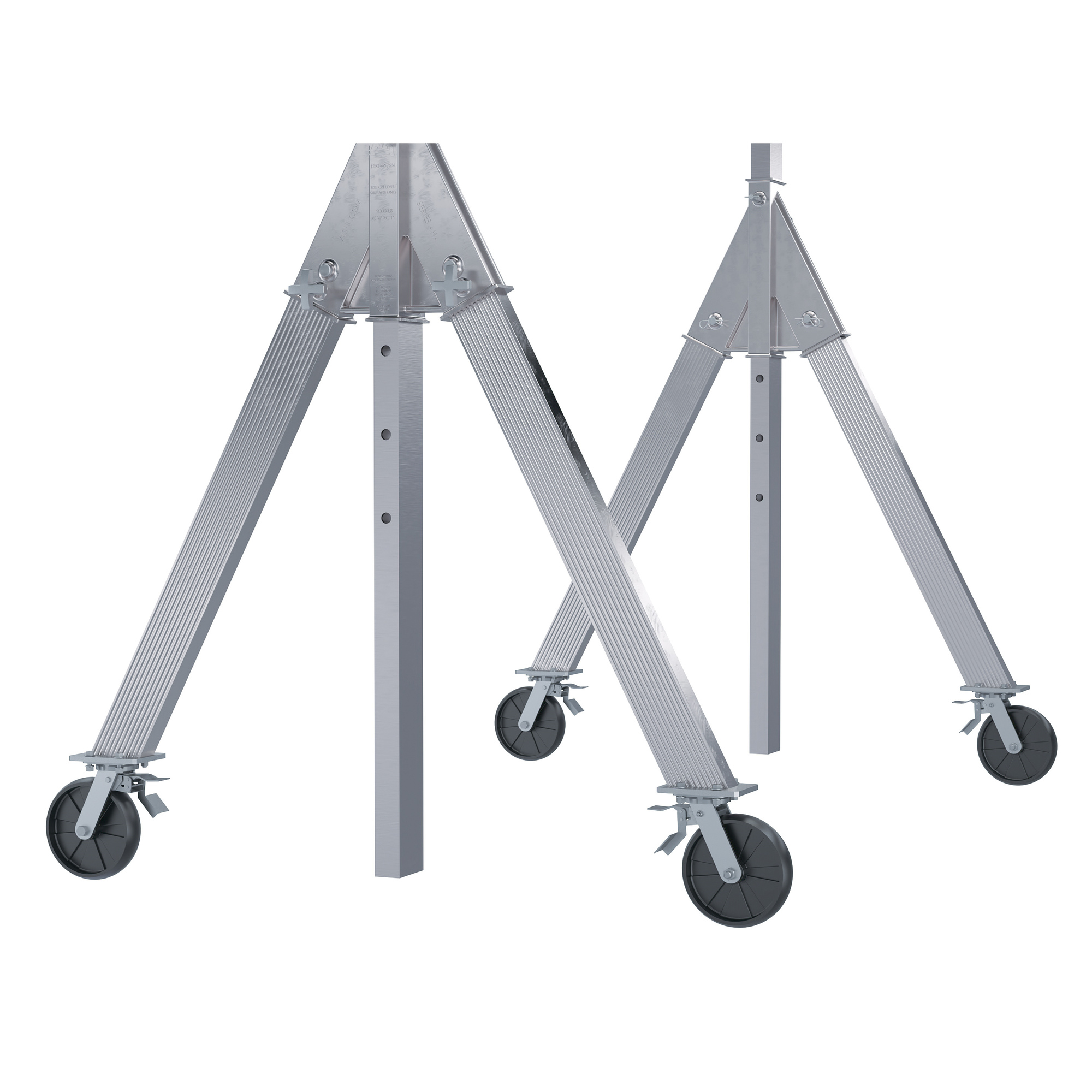 Vestil Aluminum Gantry Crane - 2000lb Capacity (10ft Beam, Adjustable Height)