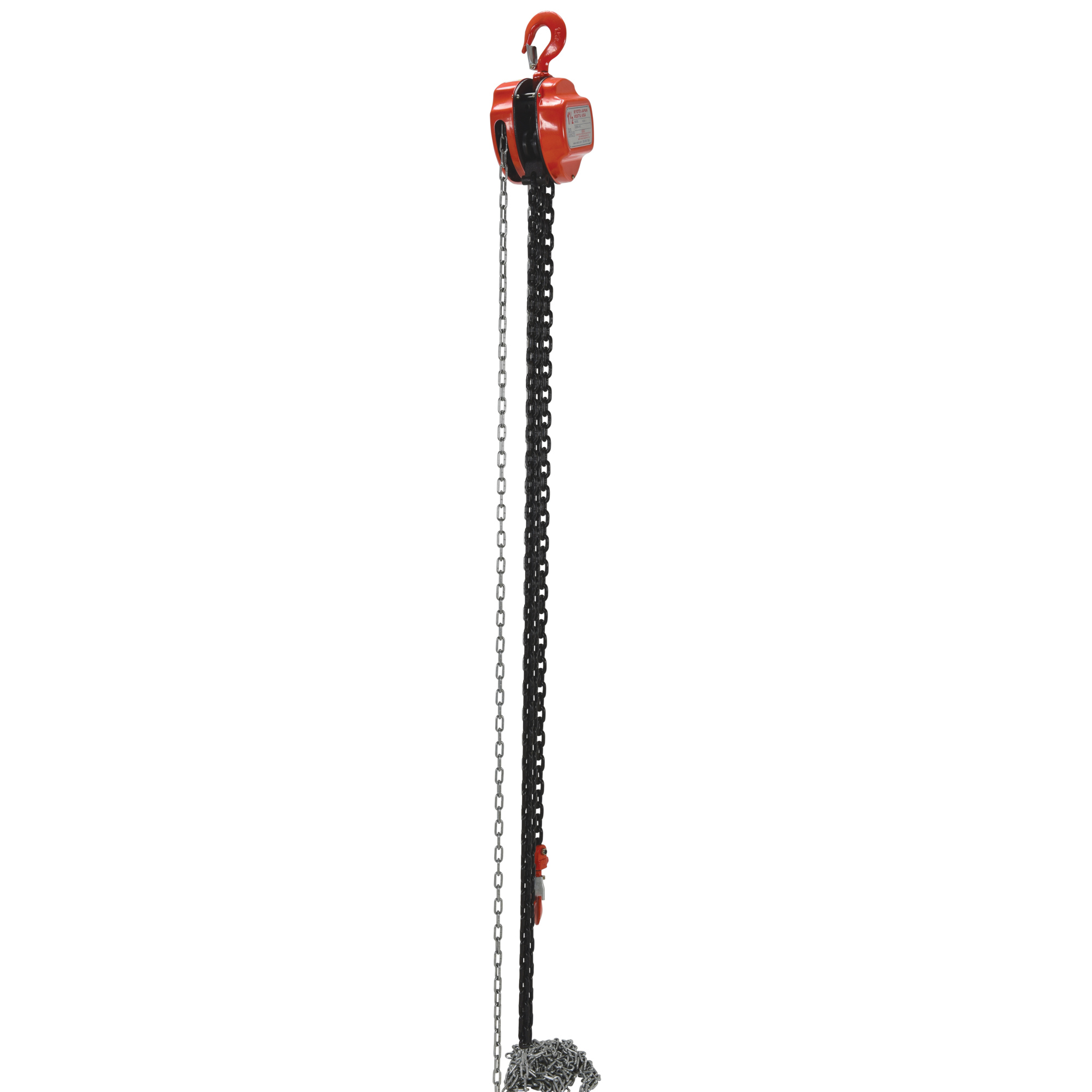 Vestil, Steel 15ft. manual chain hoist 3k capacity, Capacity 3000 lb ...