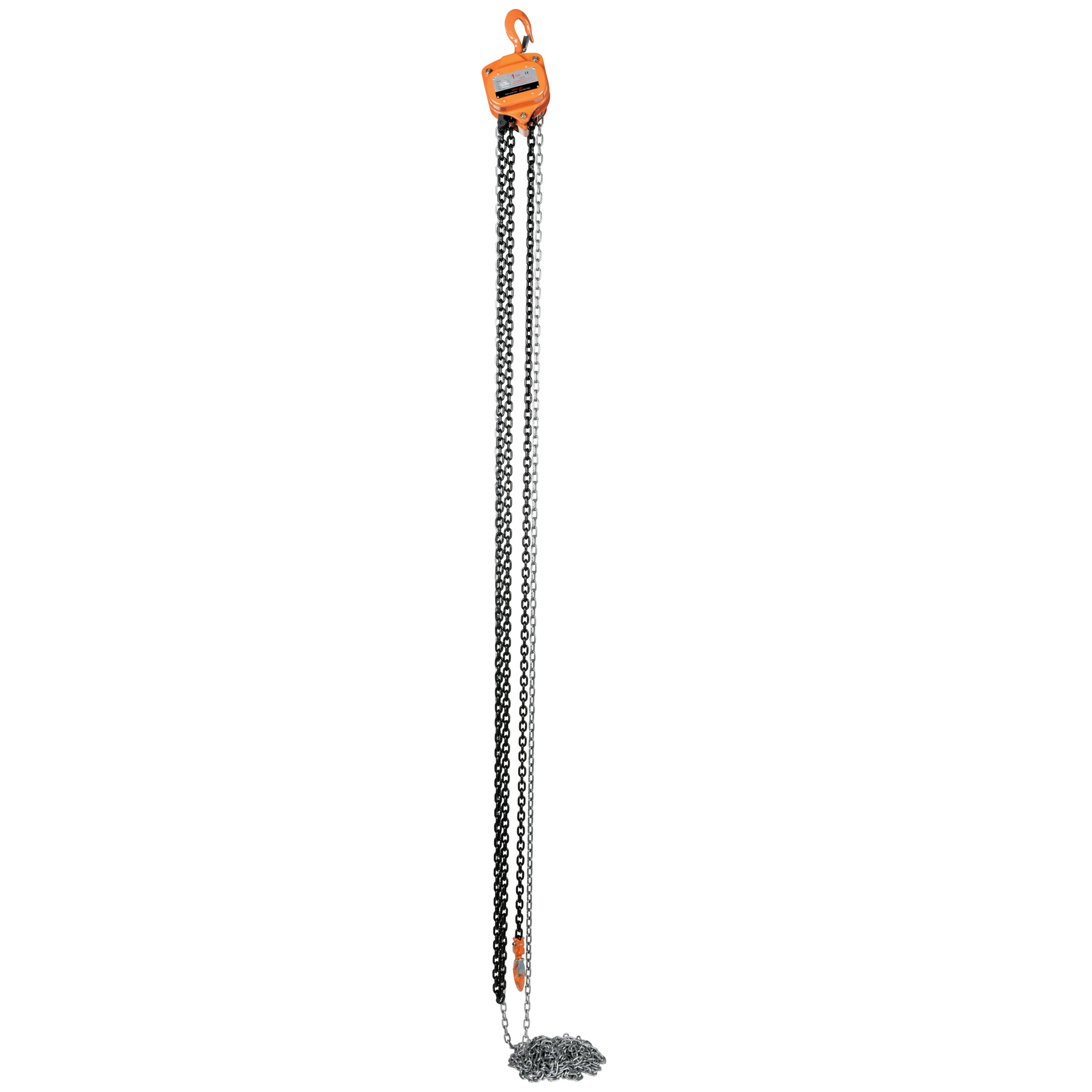 Vestil Professional Chain Hoist - 20ft. Lift Height, 2000-Lb. Capacity, Ergonomic Design, Model# PHCH-2-20