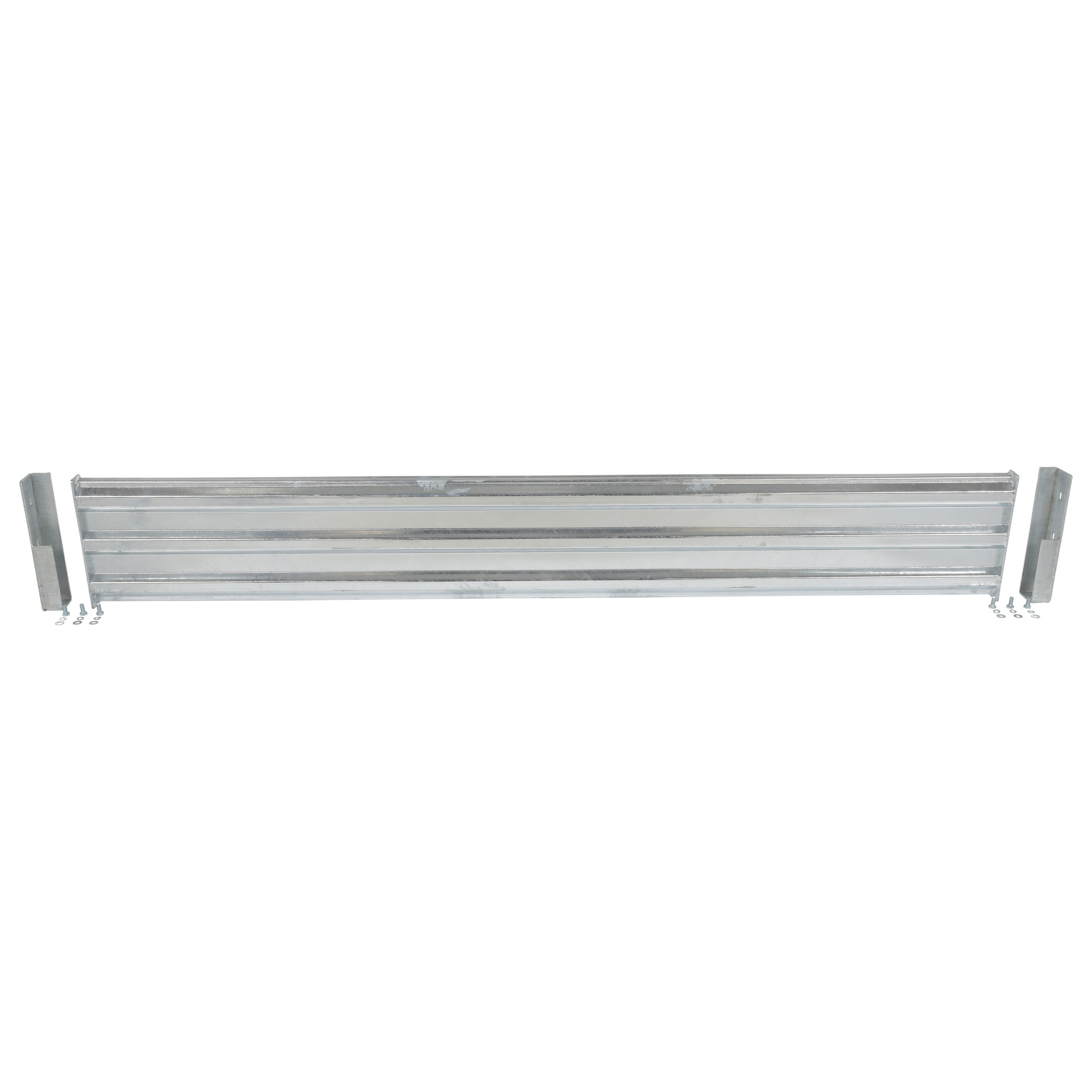 Vestil, 3 Rib Drop in Guard Rail, Length 101.875 in, Model# GR-F3R-DI-9 ...