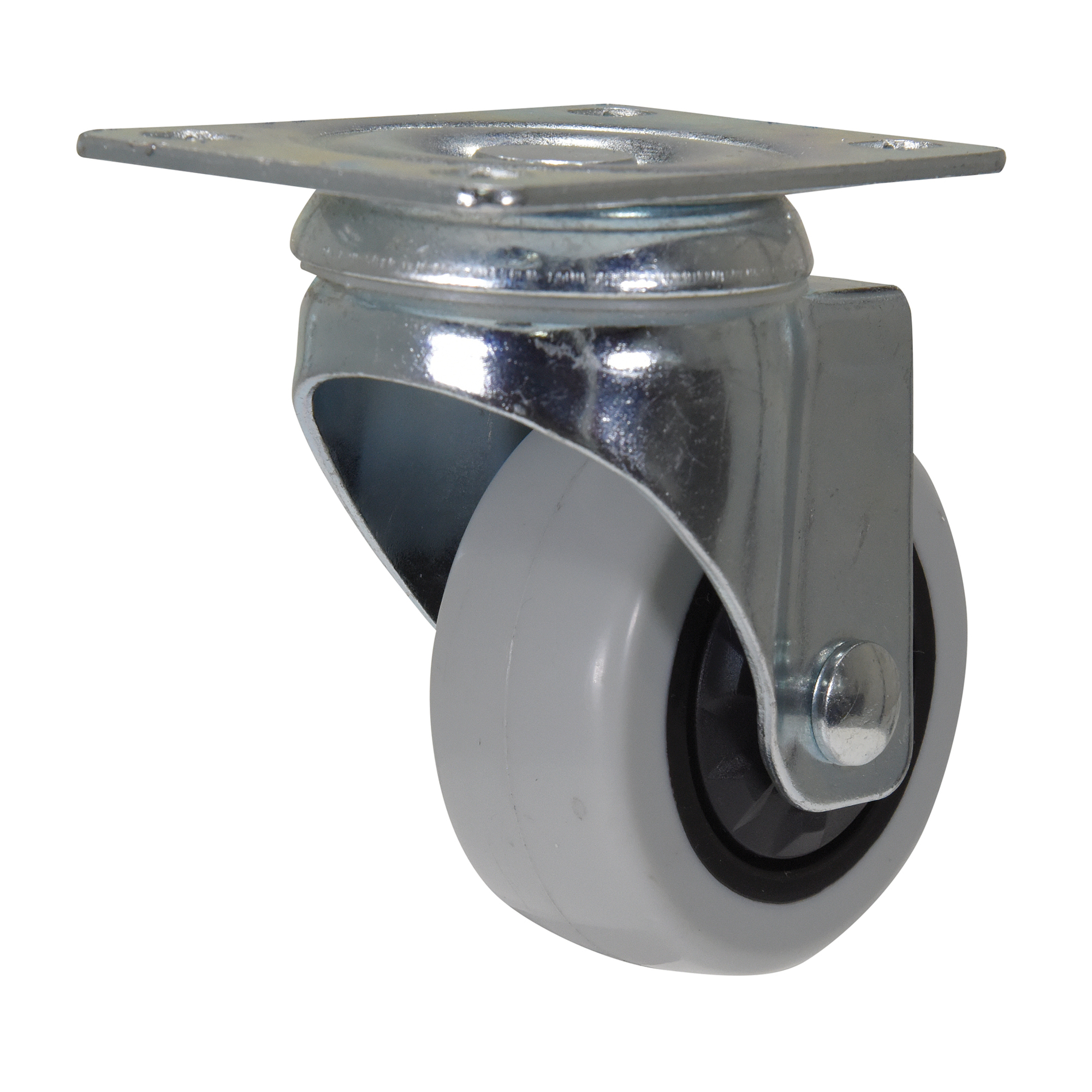 Vestil Poly Swivel Caster - 3in. x 1in., 176 Lb. Capacity, Non-Staining, Corrosion-Resistant, Model# CST-B28-3X1PP-S