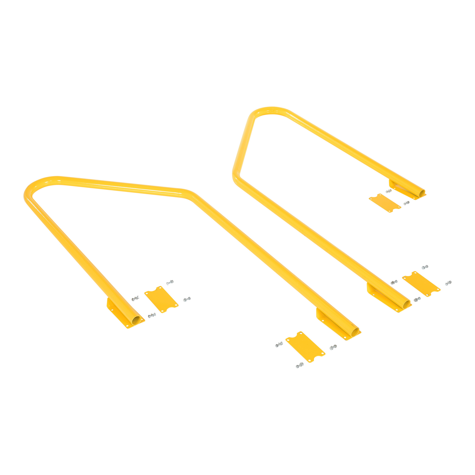 Vestil, Steel Retro Fit Handrail Kit For 3 Step Poly Step Stool Models Yellow, Model# SPN-3-YL-HR-RF