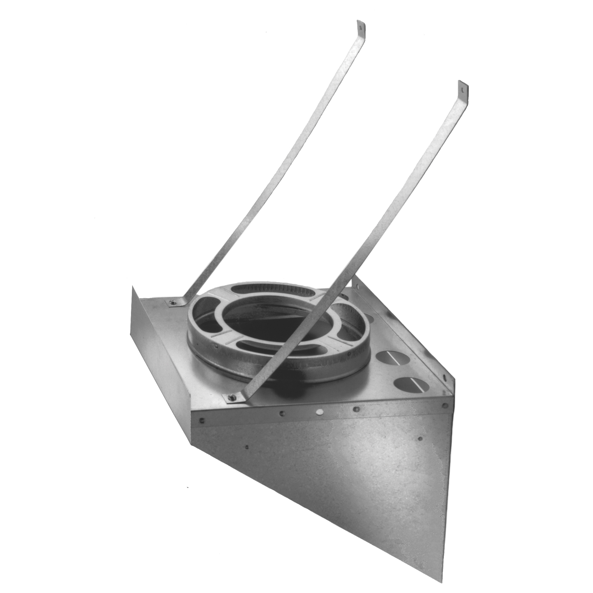 DuraVent, 8in. Diameter SS Tee Support Bracket, Included (qty.) 1 Material Stainless Steel, Model# 8DP-TSBSS