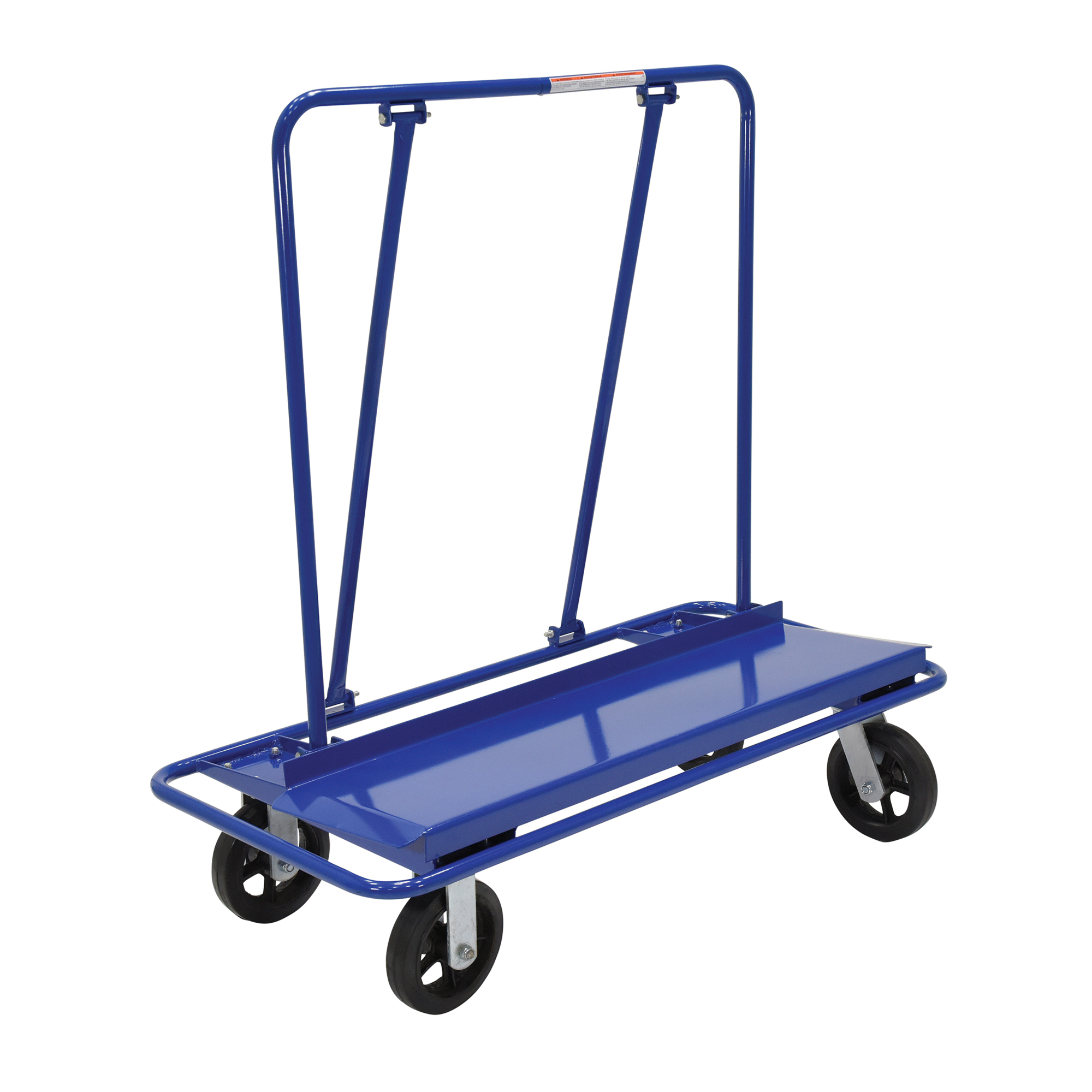 Vestil Steel Drywall/Panel Cart With Rubber Wheels 48 In. x 23 In. x 48 In. 3000 Lb. Capacity Blue