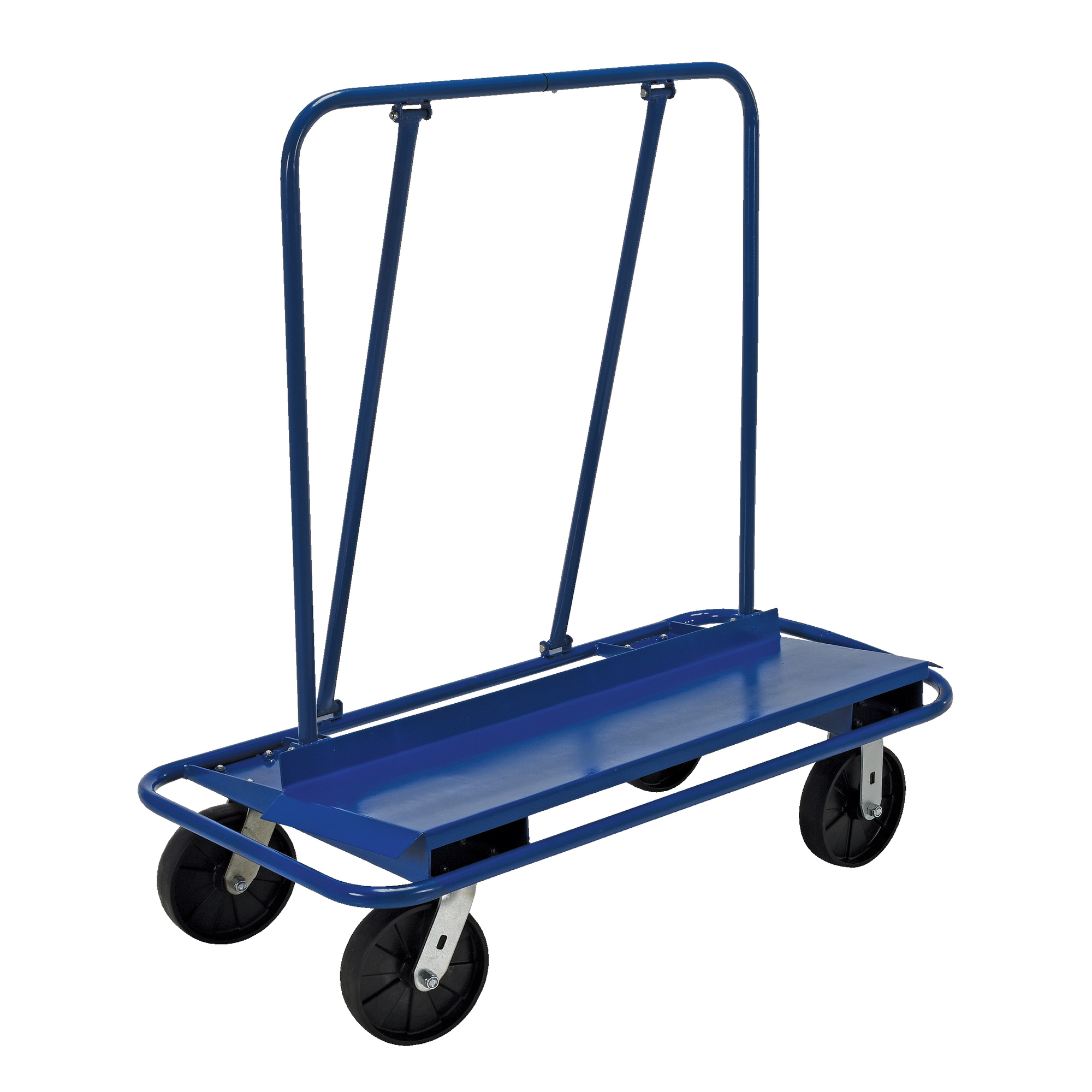 Vestil Steel Drywall/Panel Cart With Glass Filled Nylon Wheels 48 In. x 23 In. x 48 In. 3000 Lb. Capacity Blue