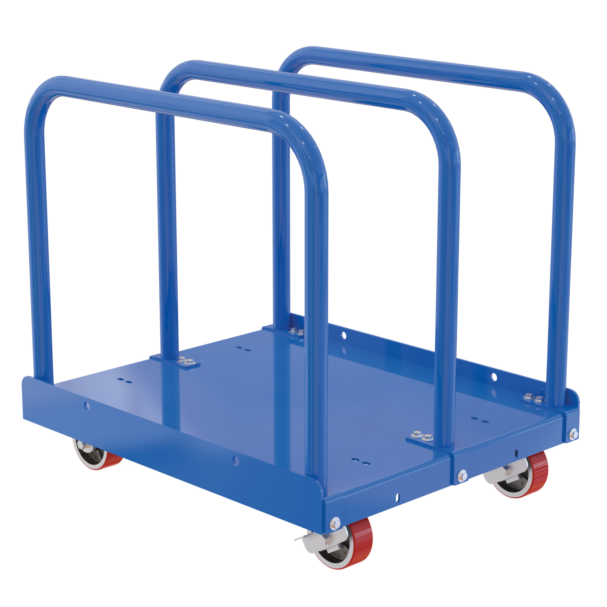 Vestil Adjustable Bay Panel Cart - 30in. Wide, 4000-Lb. Capacity, Steel, 34.25in. Overall Height, Model# PRCT-HD-30-AB