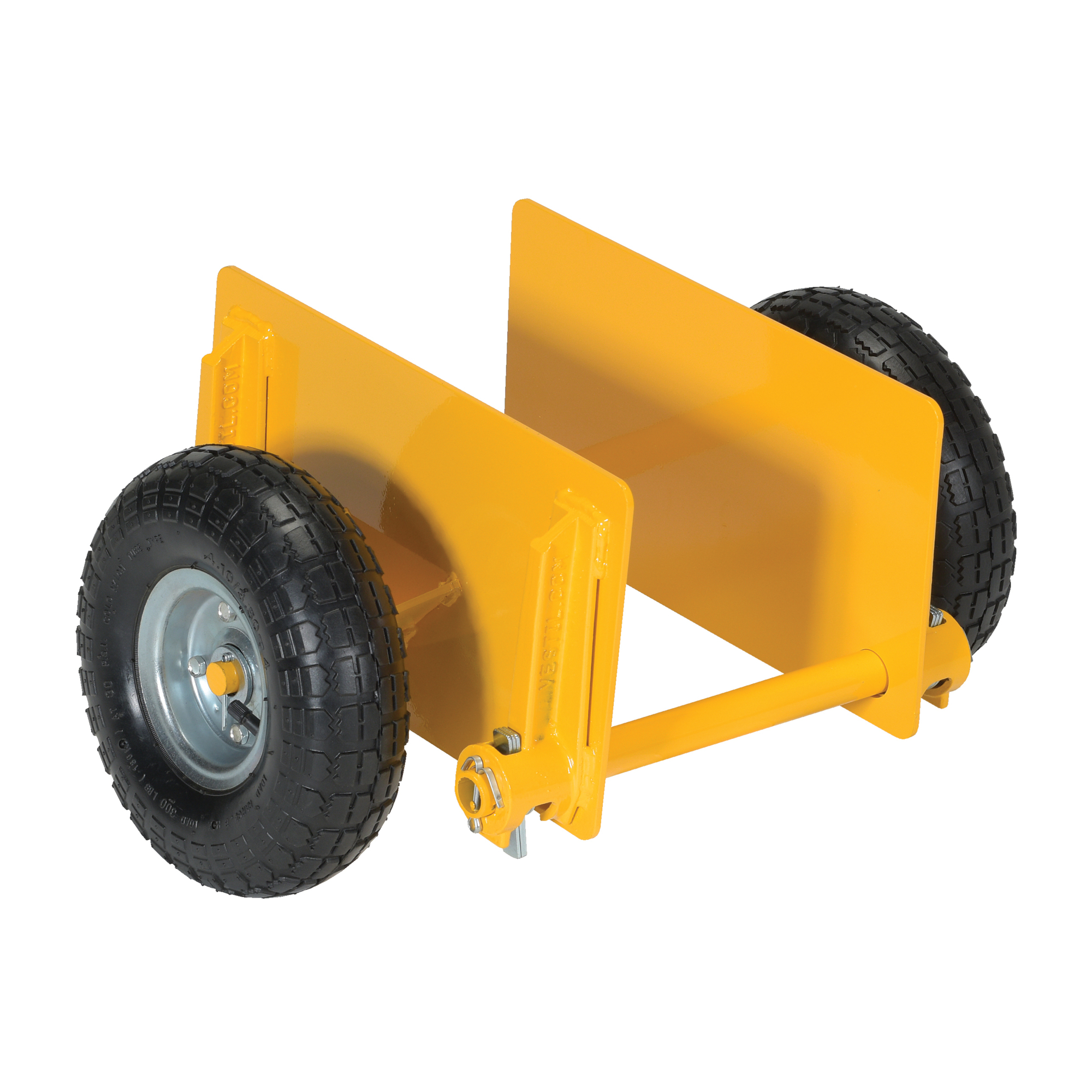 Vestil Steel Adjustable Panel Dolly With Pneumatic Wheels 20-7/8 In. x 15 In. x 11-1/2 In. 600 Lb. Capacity Yellow