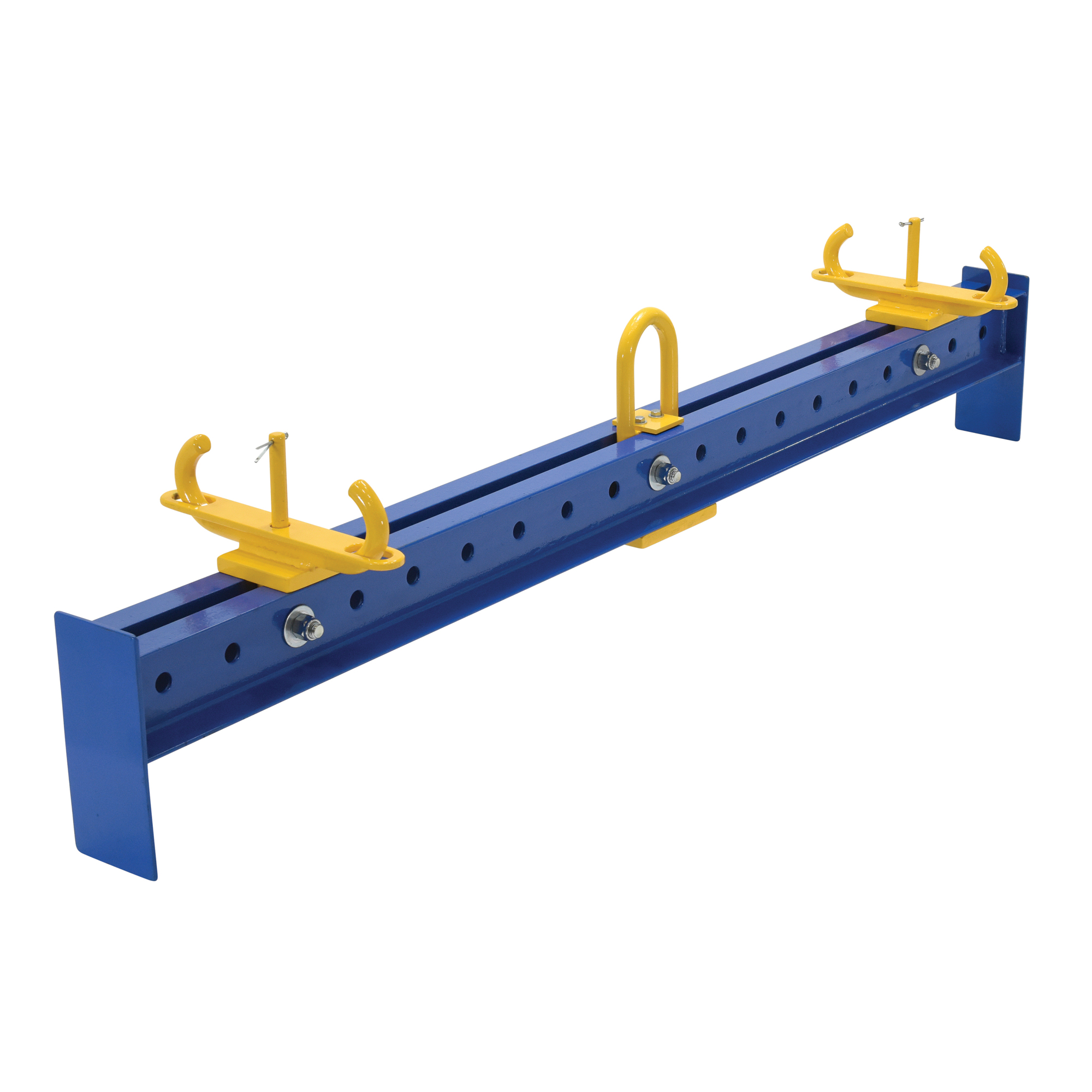 Vestil Steel Basket Lifting Spreader Beam - 4000-Lb. Capacity, Adjustable Bails, Powder-Coated, Model# SBM-40-BLB