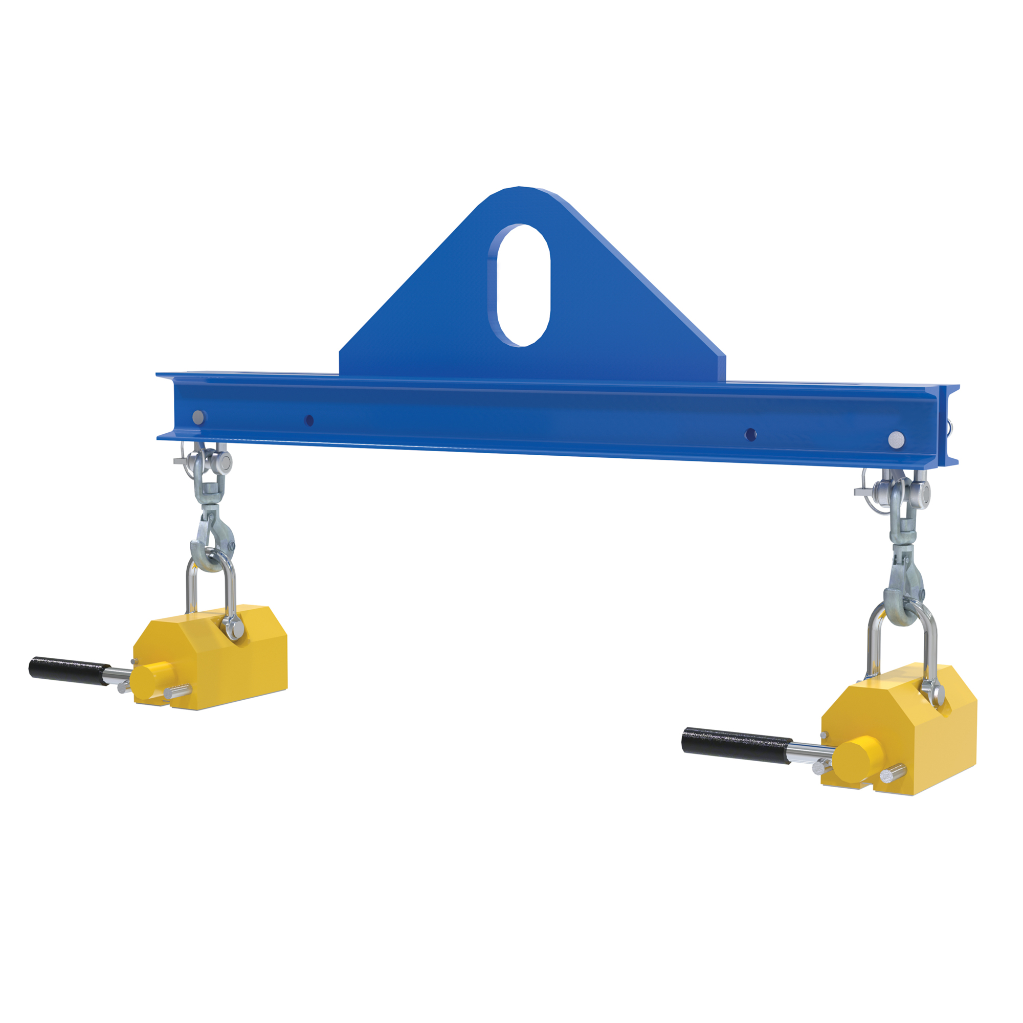 Vestil Steel Magnetic Spreader Beam 36 In. Length 1,000 Lb. Capacity Blue