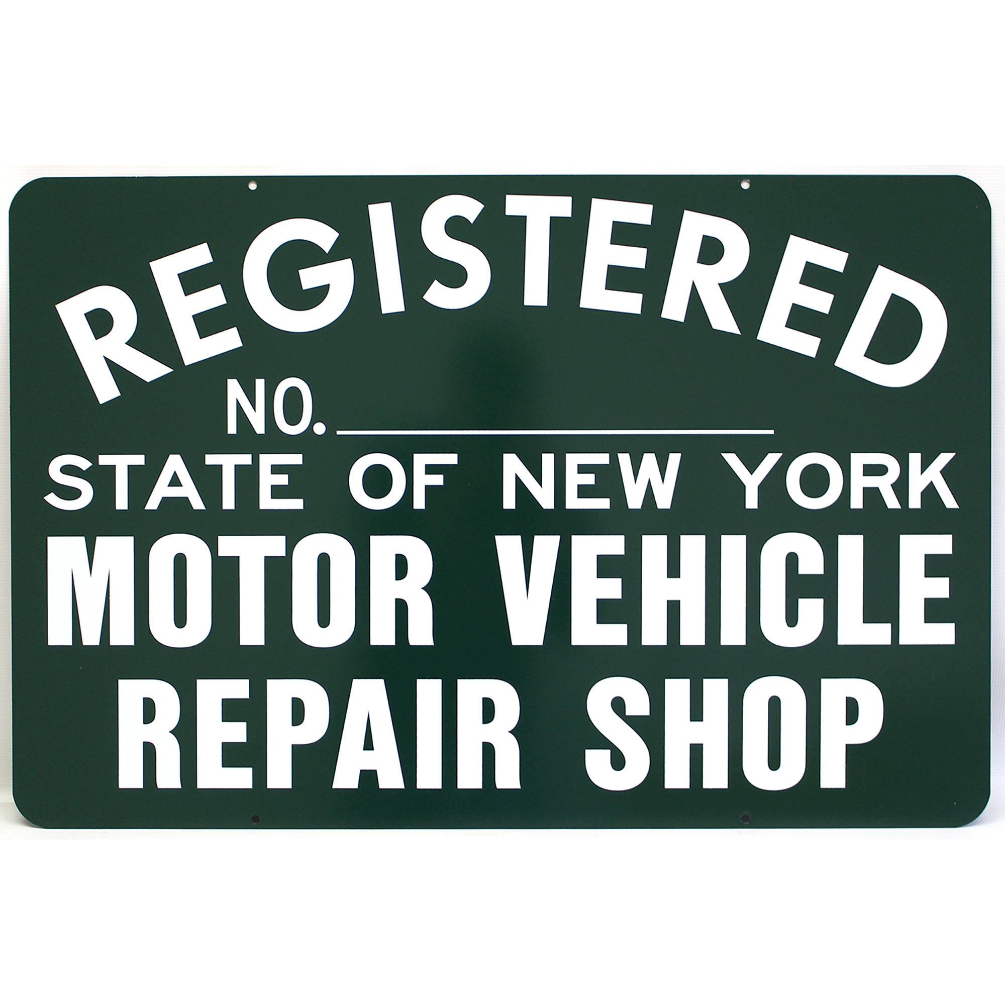 Eastern Metal, 36in. X 24in. X 20GA Sign, Height 36 in, Width 24 in, Model# NYS-RS-DF