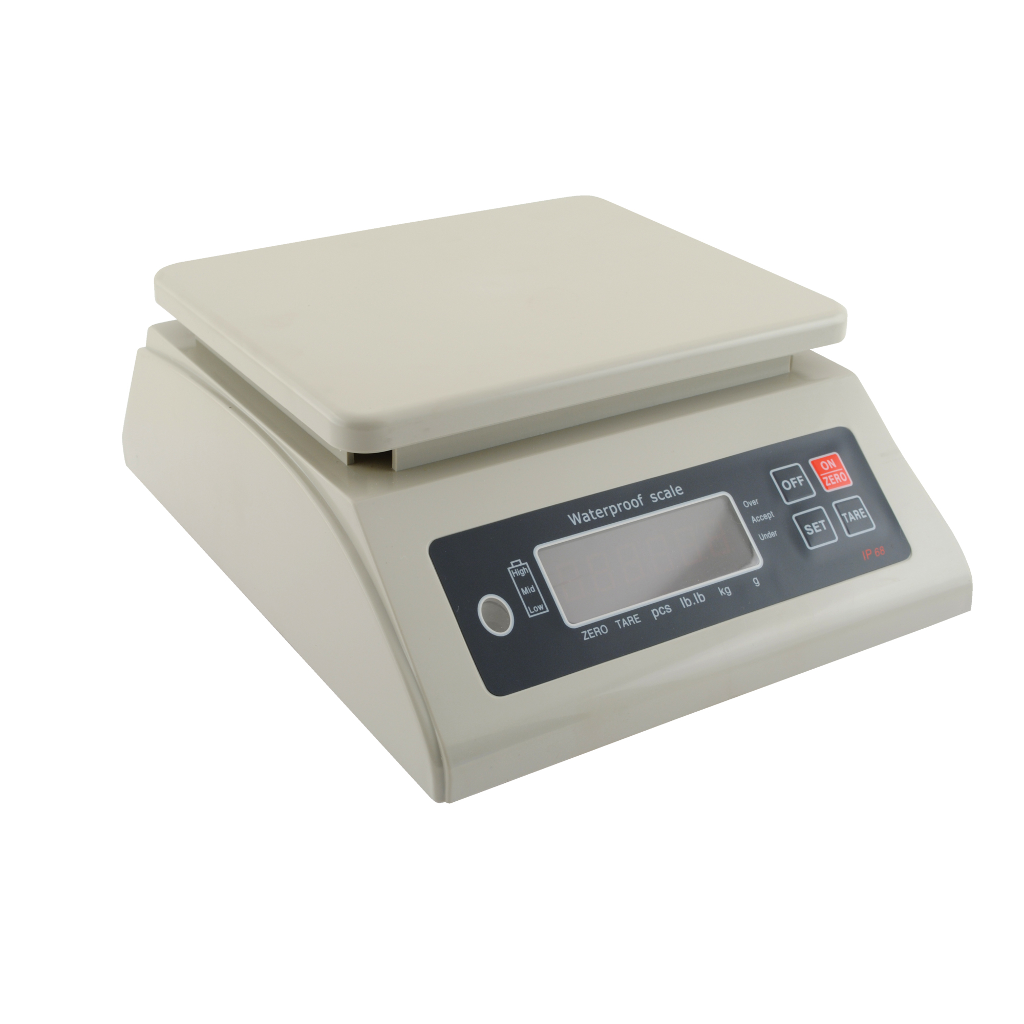 Vestil Plastic Parts Scale - 66-Lb. Capacity, 9in. x 7.5in. Platform, Aluminum Housing, Stainless Steel Pan, Model# PTDSC-66