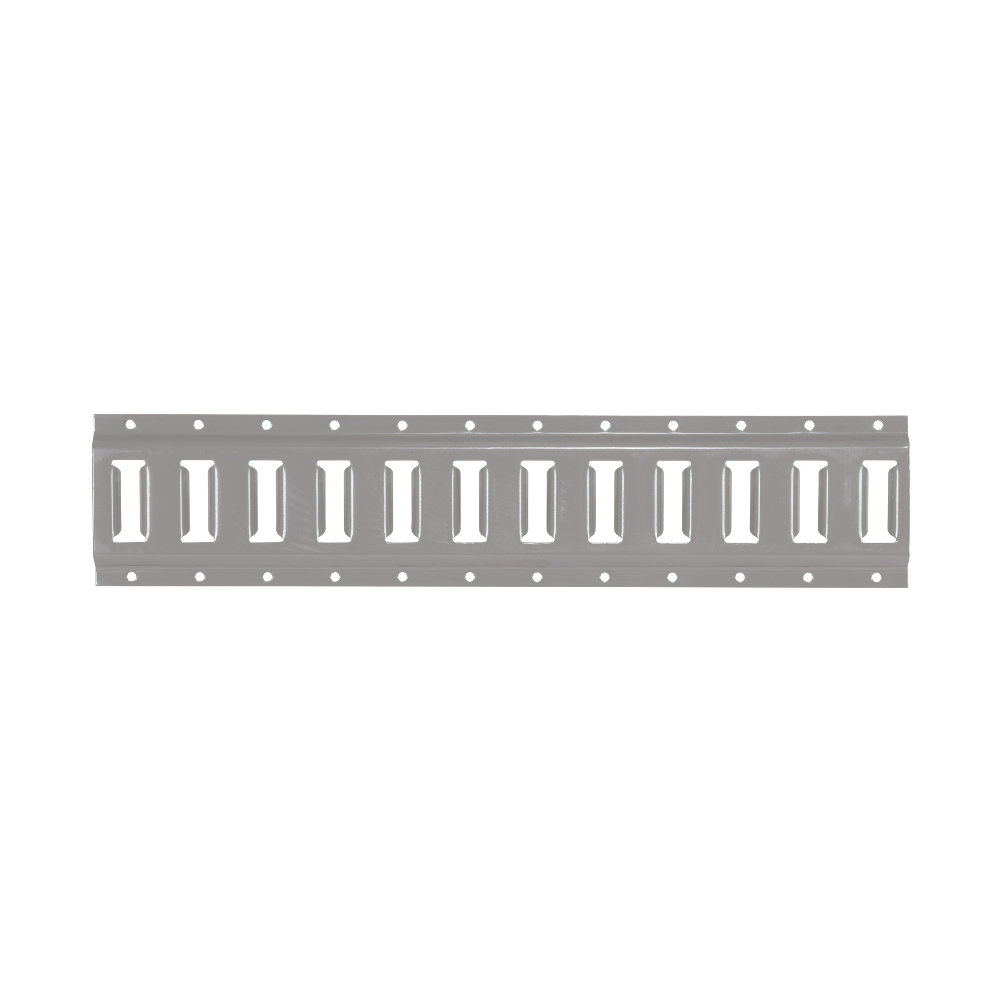 Vestil E-Track, 25in. x 6in., Model# E-TRK-2-GY-1PK