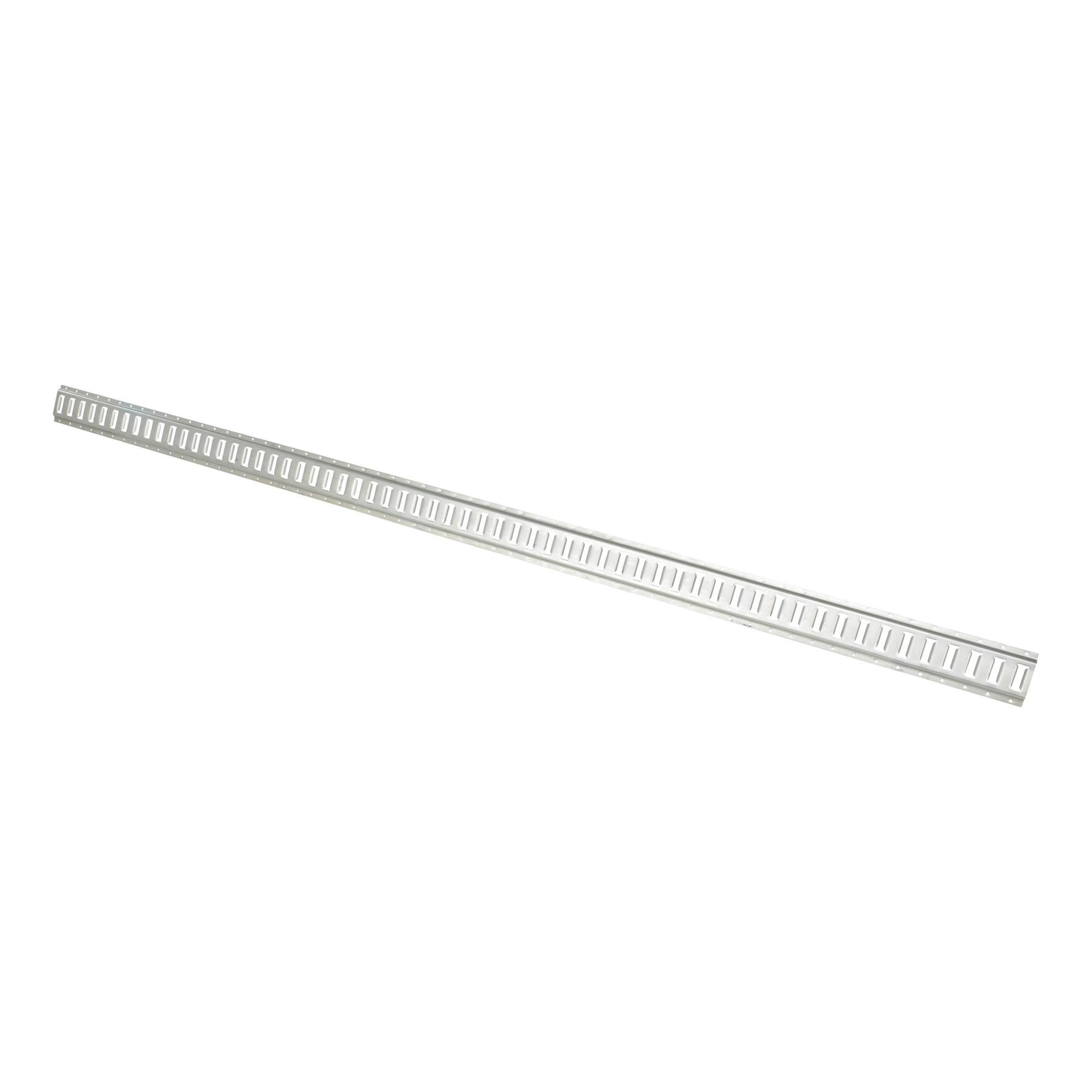 Vestil E-Track - 122in. x 16in., Steel, Zinc Plated, Model# E-TRK-10-ZN-2PK
