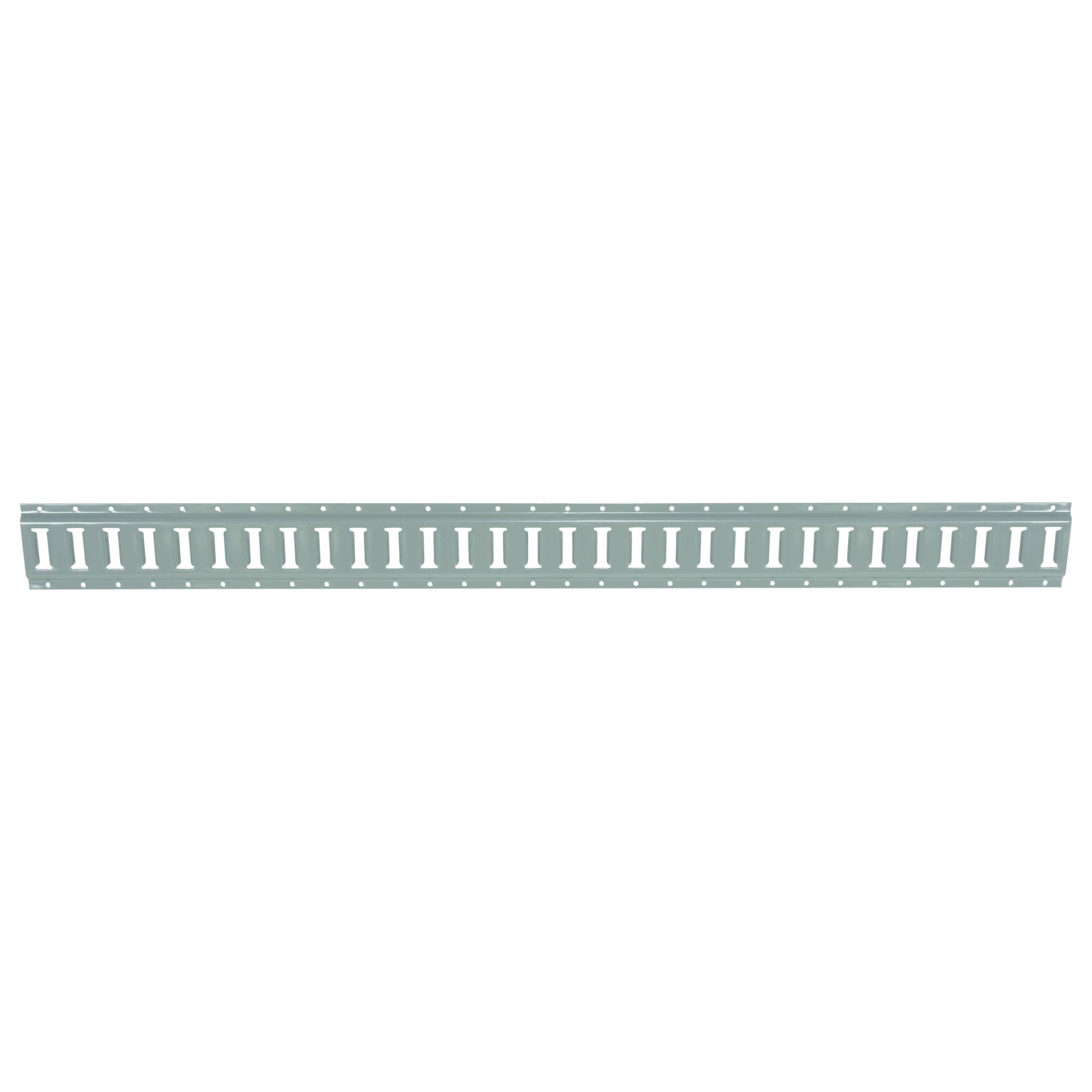 Vestil E-Track - 61in. x 6in., Steel, Powder-Coated, Model# E-TRK-5-GY-1PK