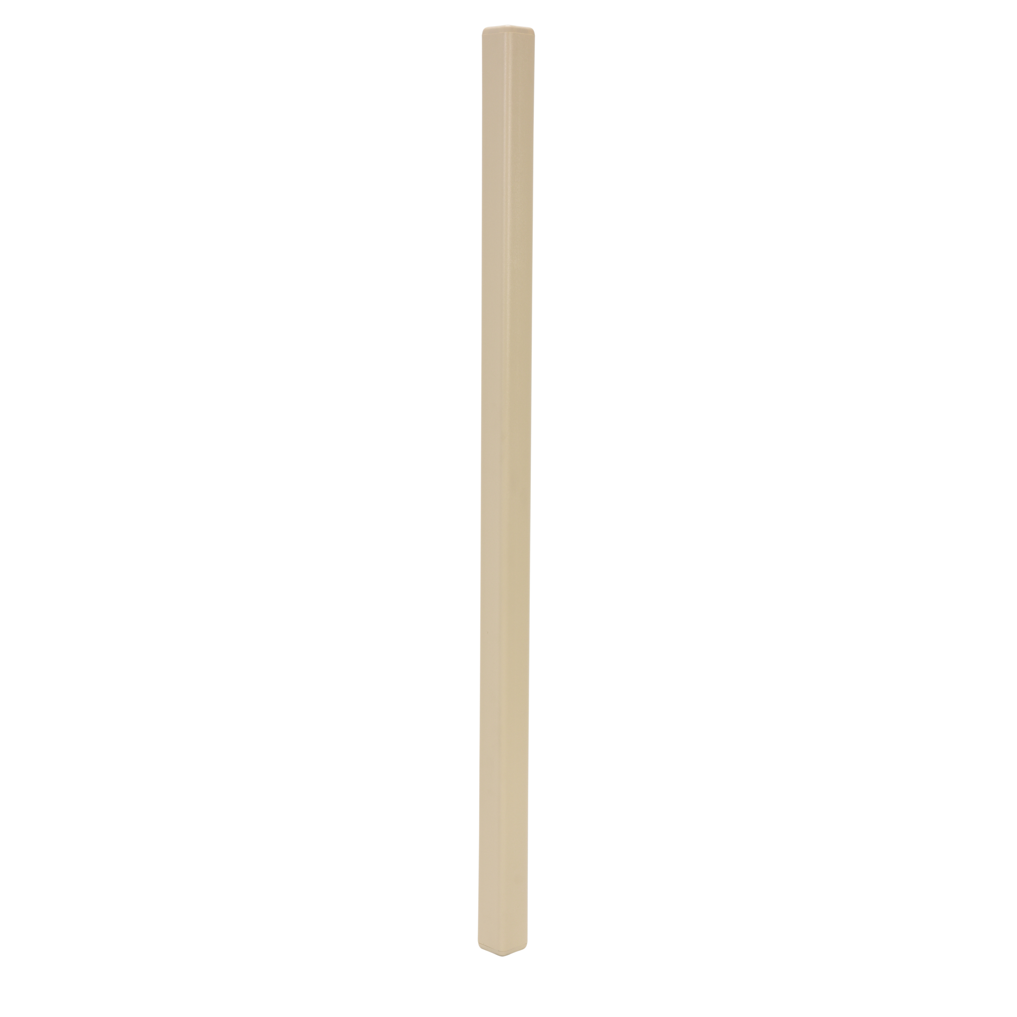 Vestil PVC Plastic Corner Protector with Aluminum Insert 2 In. x 2 In. x 48 In. 90 Degree Beige
