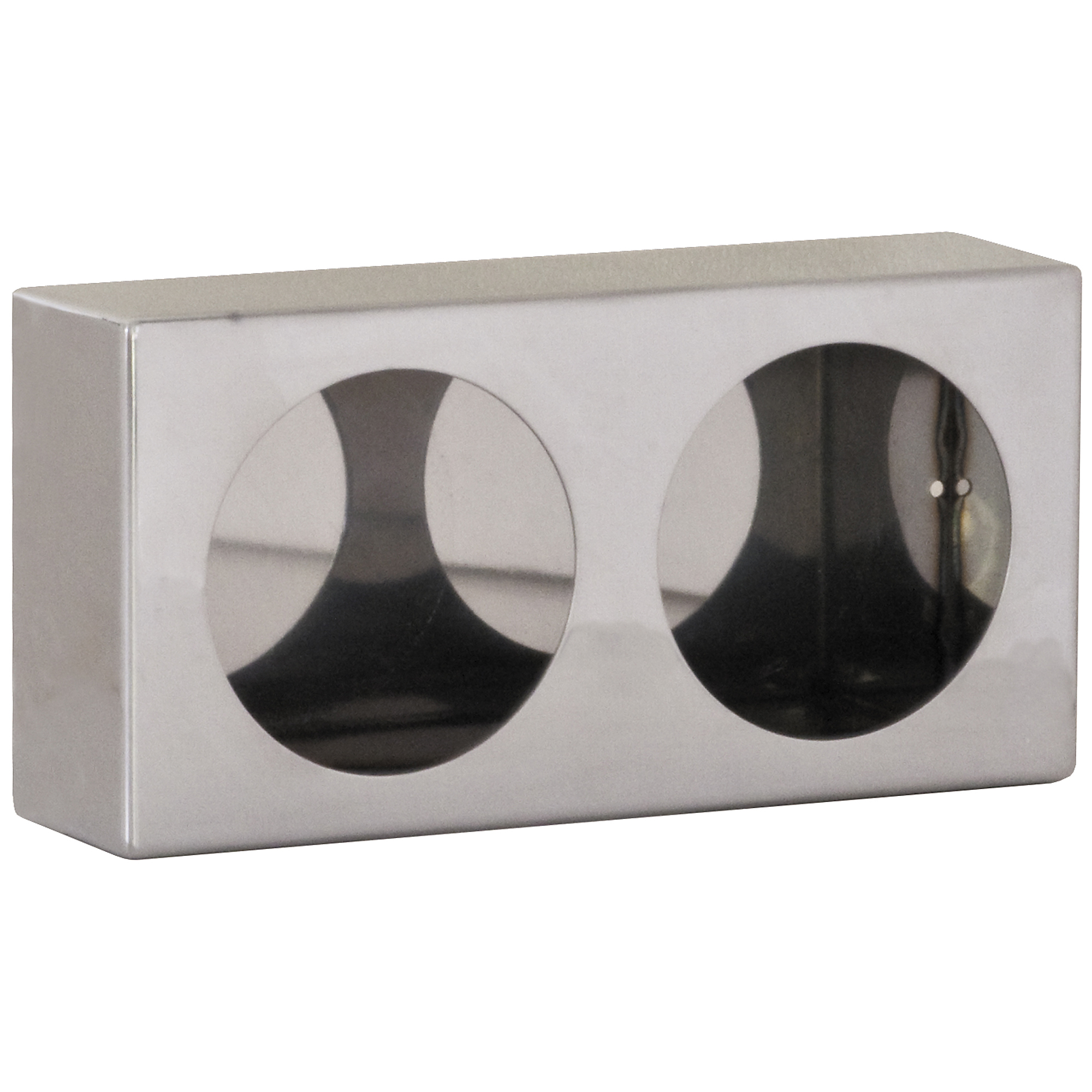 Buyers Products, Dual Round Light Box Stainless Steel, Pieces (qty.) 1 Model# LB6123SST