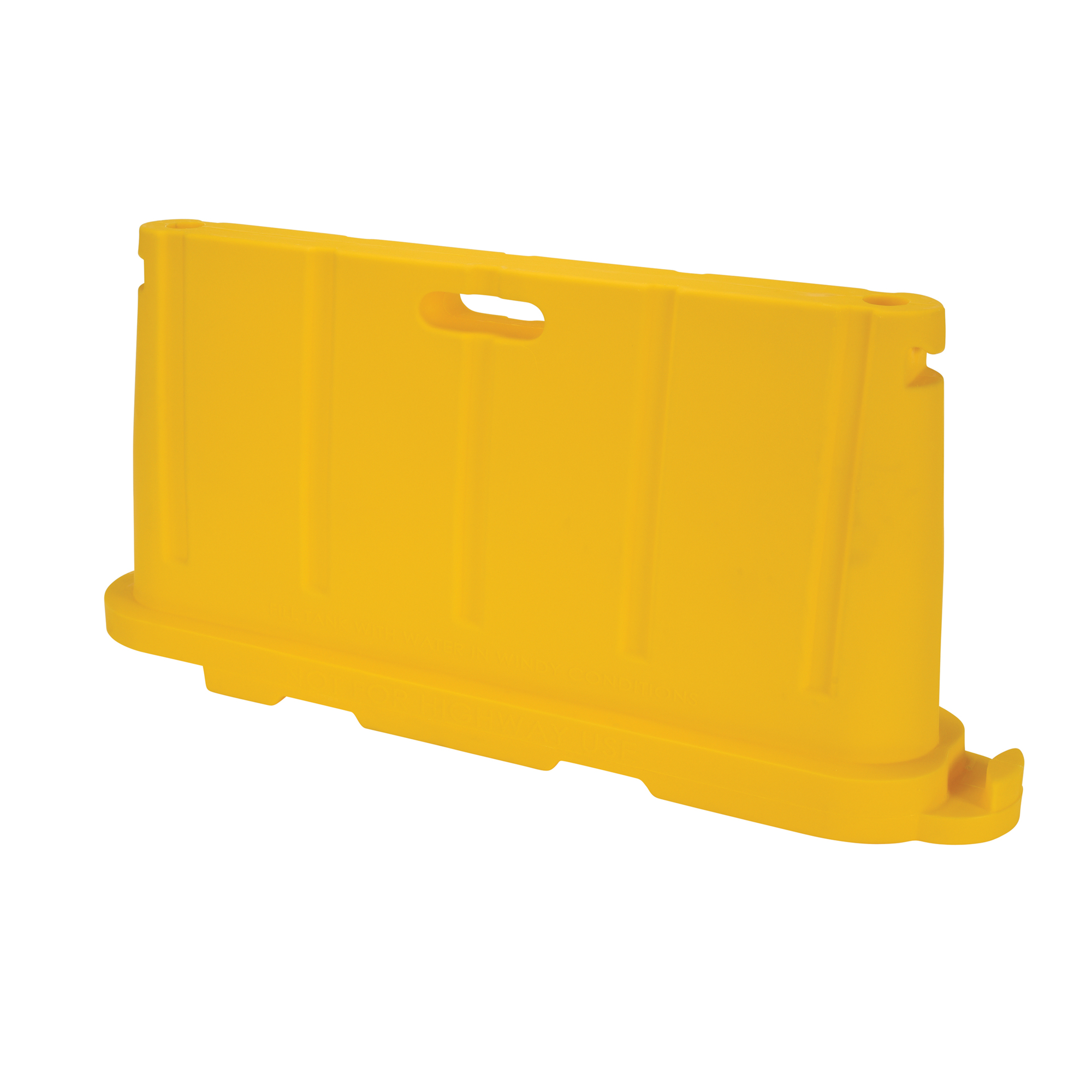 Vestil Stackable Poly Barricade, Yellow, Model# BCD-7636-YL | Northern Tool