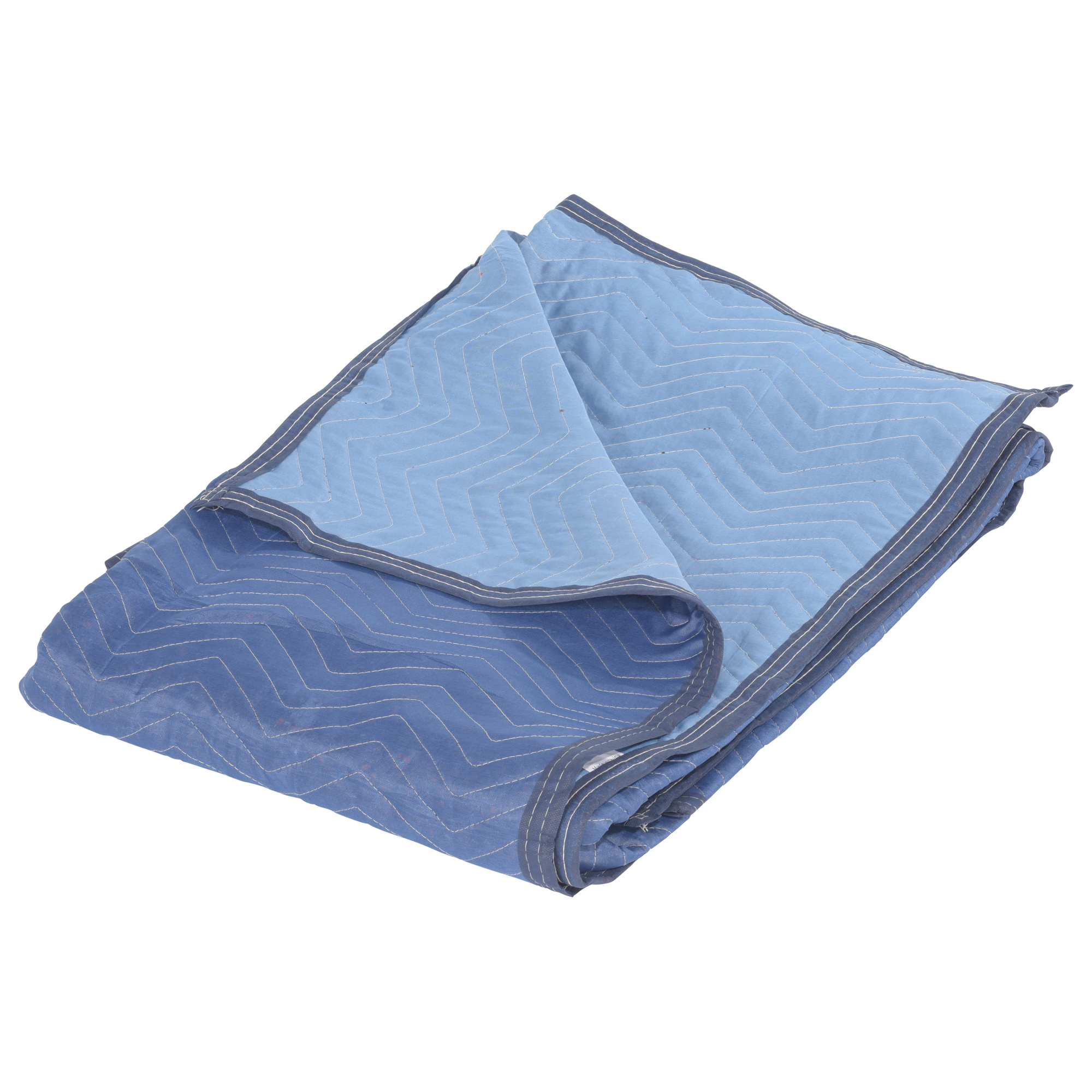 Vestil Moving Blanket - 80in. x 72in., Quilted, Blue, Model# QPC-7280-UP-1PK