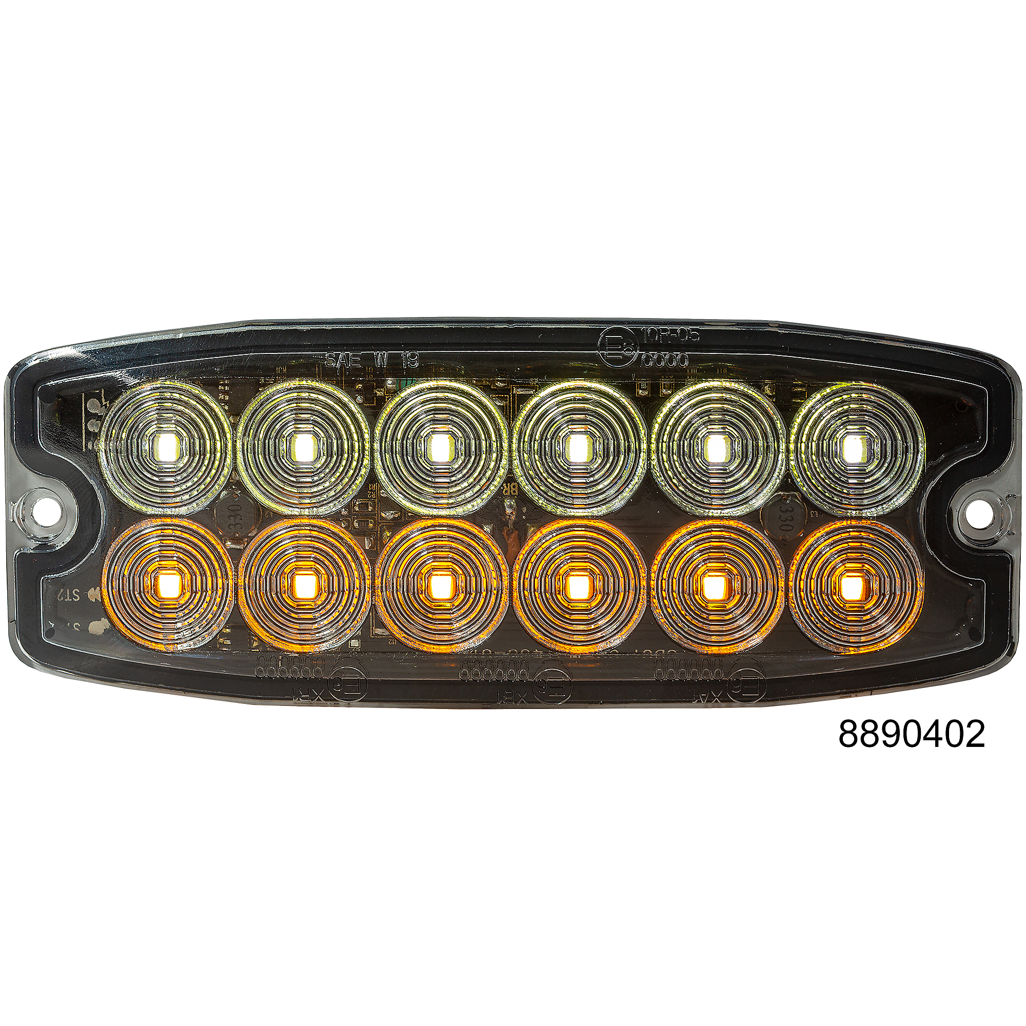 Buyers Products, Amber Strobe Light, Light Type LED, Lens Color Amber, Included (qty.) 1, Model# 8890402