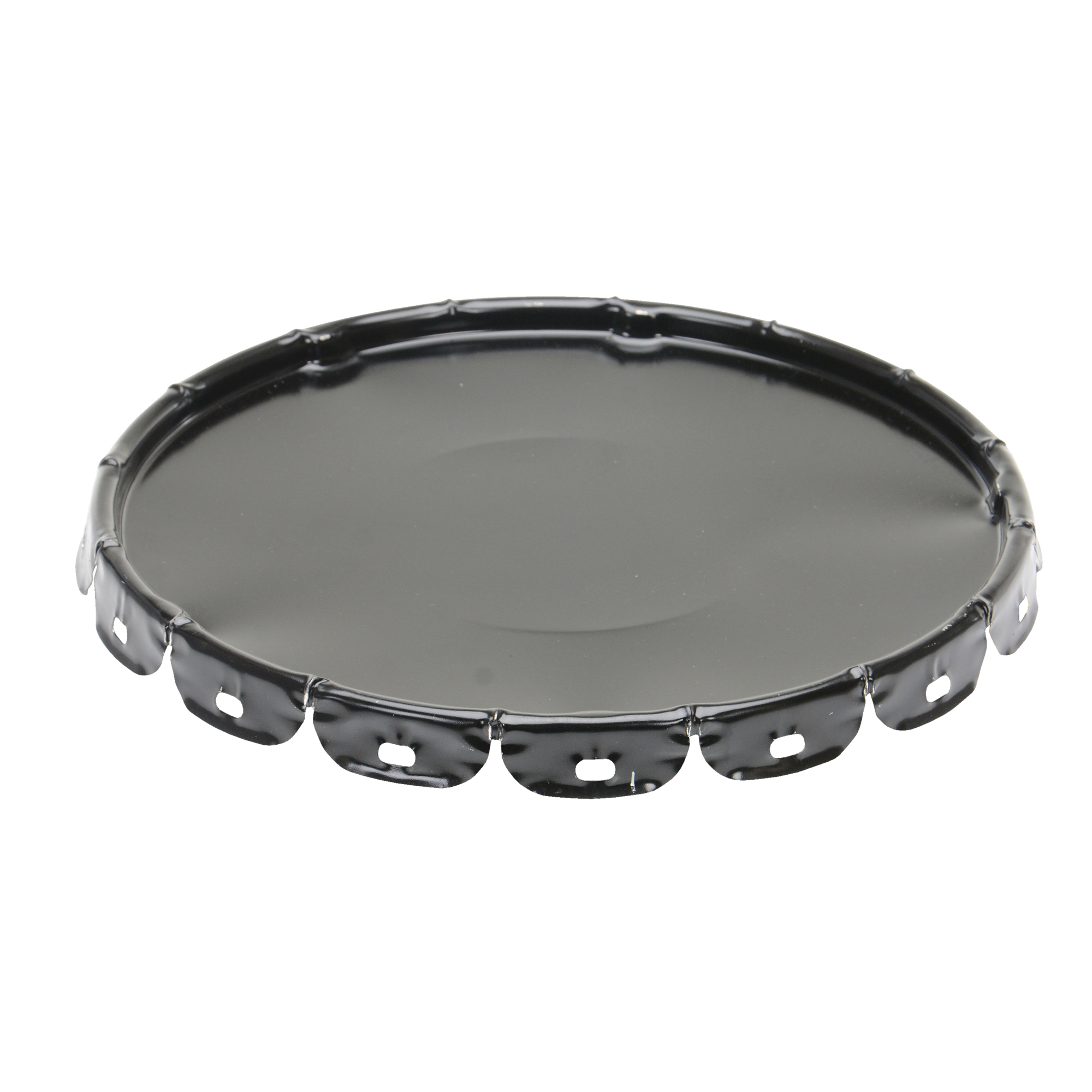 Vestil Steel Standard Lid - Fits 5-Gal. Steel Pails, Black, Model# LID-STL