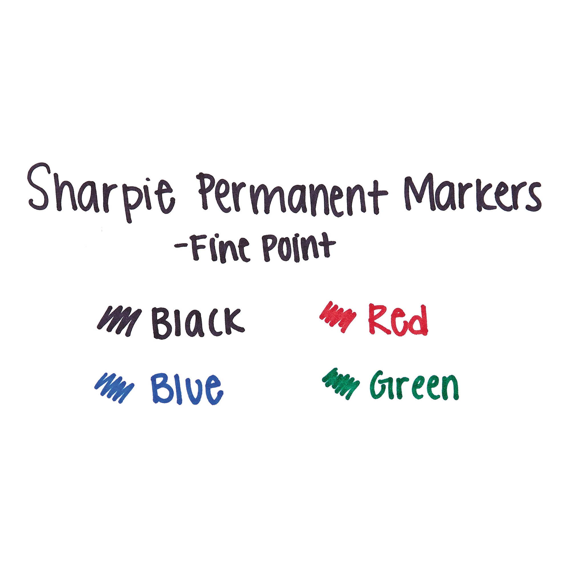Tip Red Color Sharpie/Irwin, Fine Tip Permanent Marker, Fine Bullet Tip, Red, Color ...