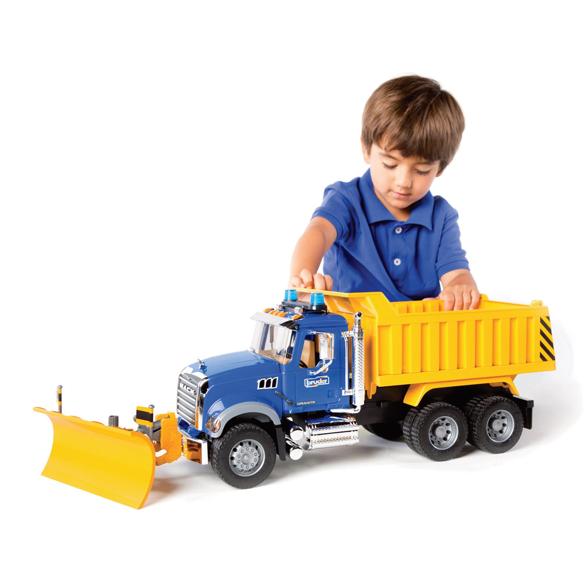 Bruder MACK Granite Snow Plow Truck