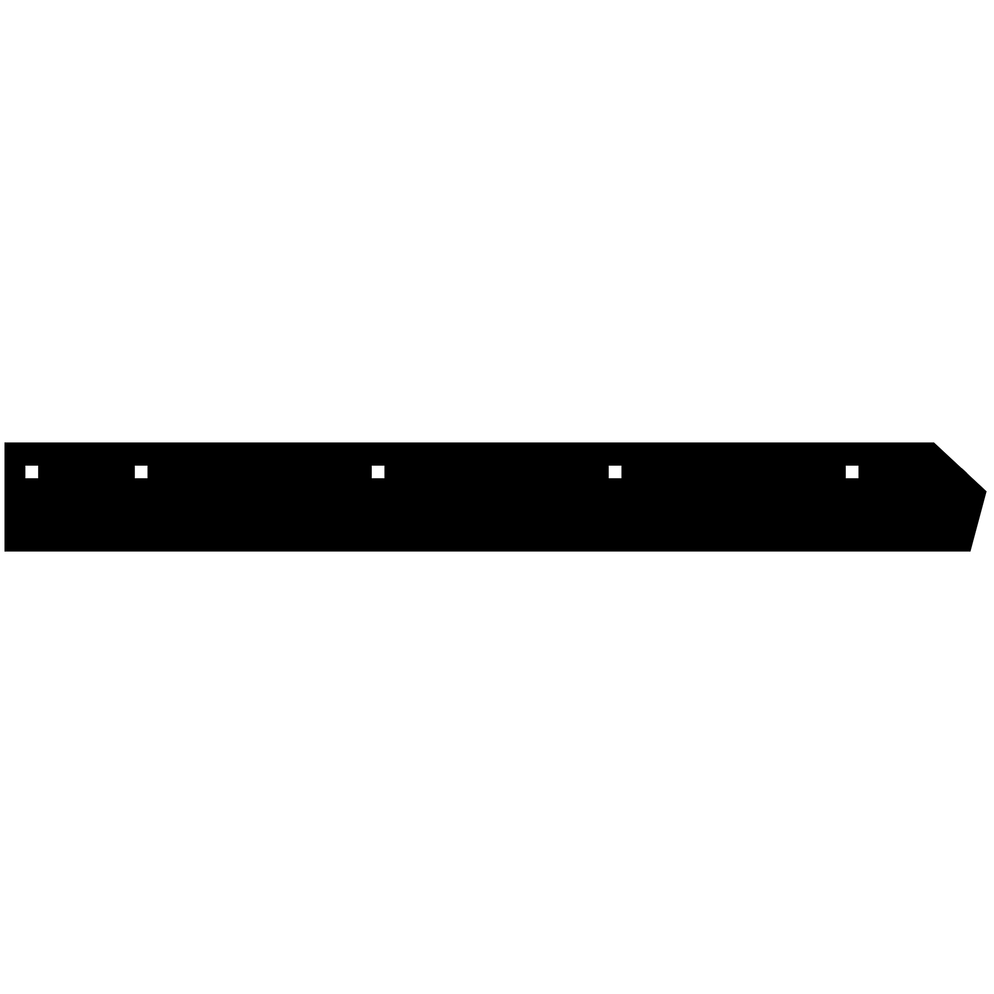 Buyers SAM, Snowplow Cutting Edge, Material Carbon Steel, Length 54 ft, Model# 1304762