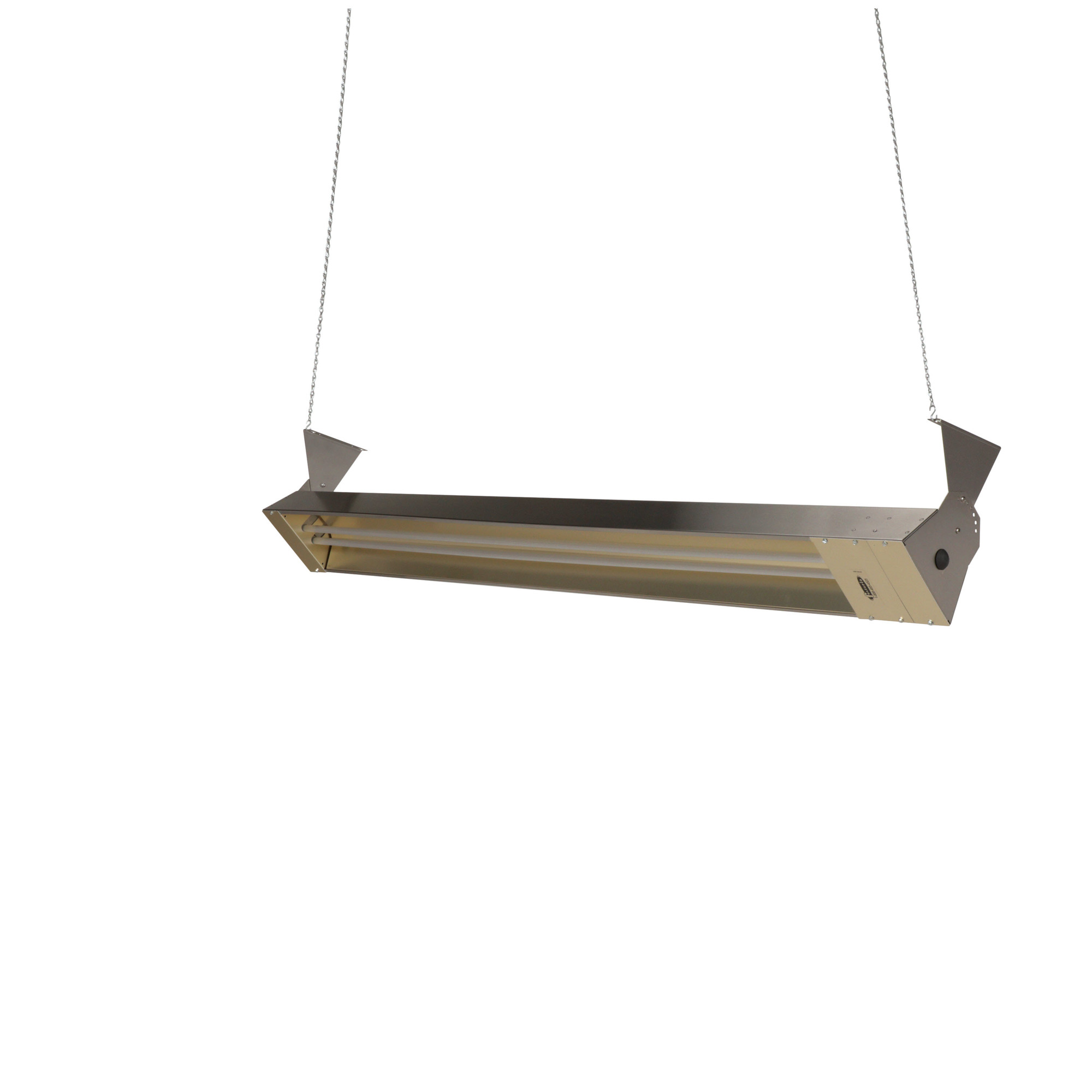 Fostoria Outdoor/Indoor Quartz Infrared Heater, Electric, Stainless Steel, 6000W, 480V, Model# OCH2-66-480V-SS