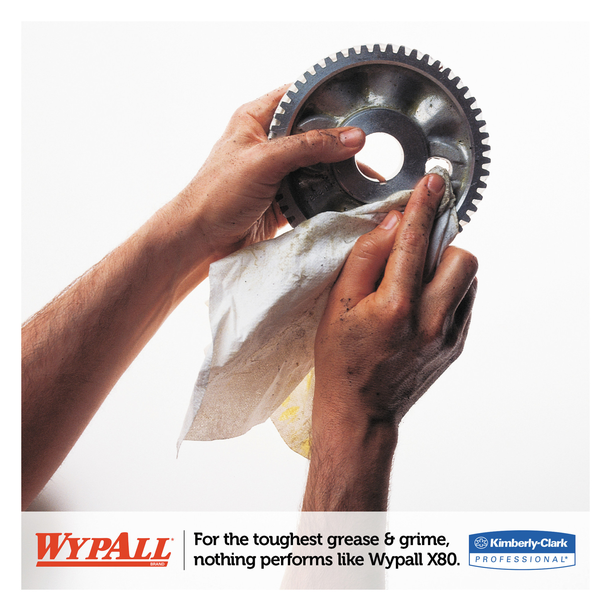 WypAll X80 Cloths, HYDROKNIT, Pop-Up Box, Product Type Rags, Length 16. ...