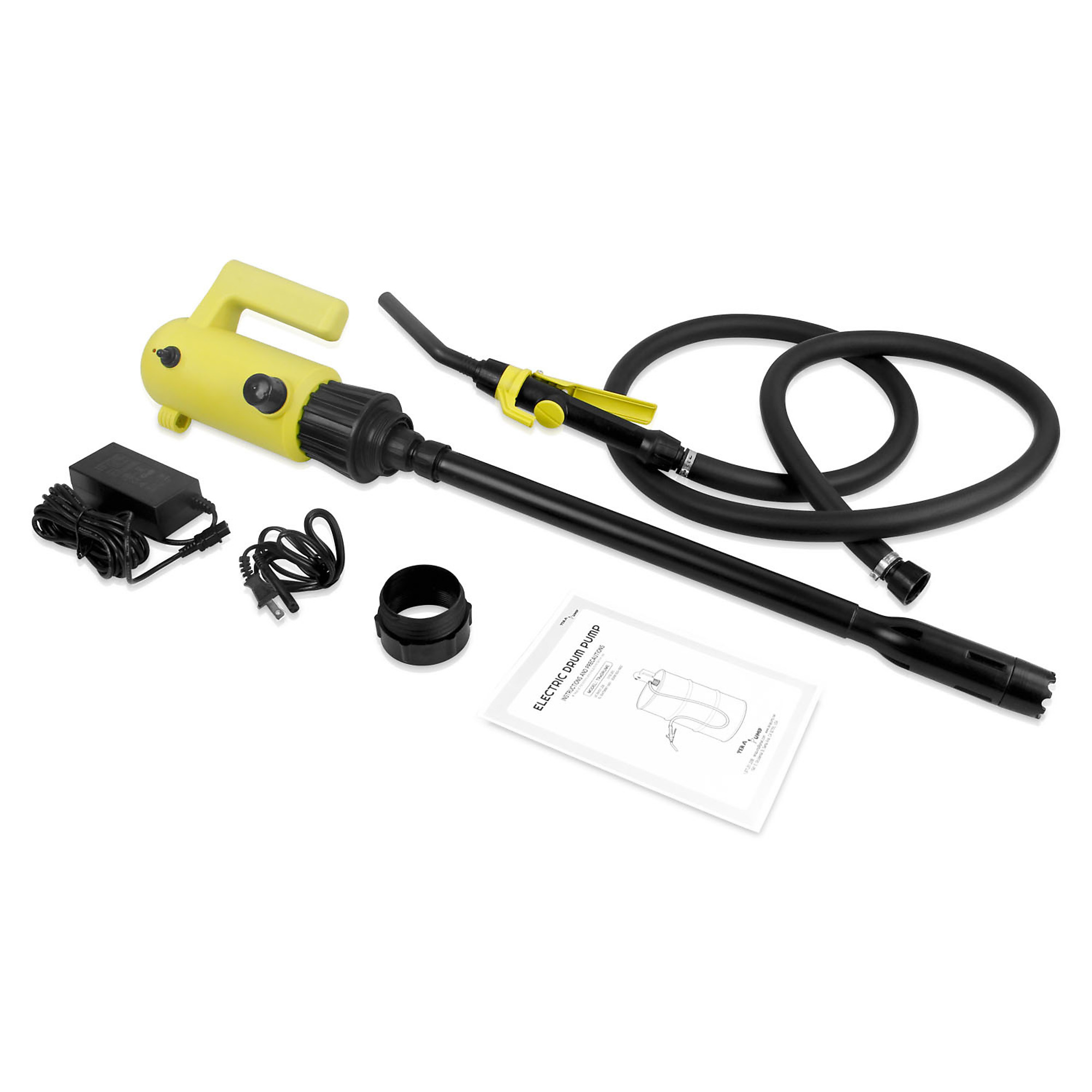 TeraPump, Electric Drum Pump, Telescopic, Light Duty, GPM 4.2, Volts