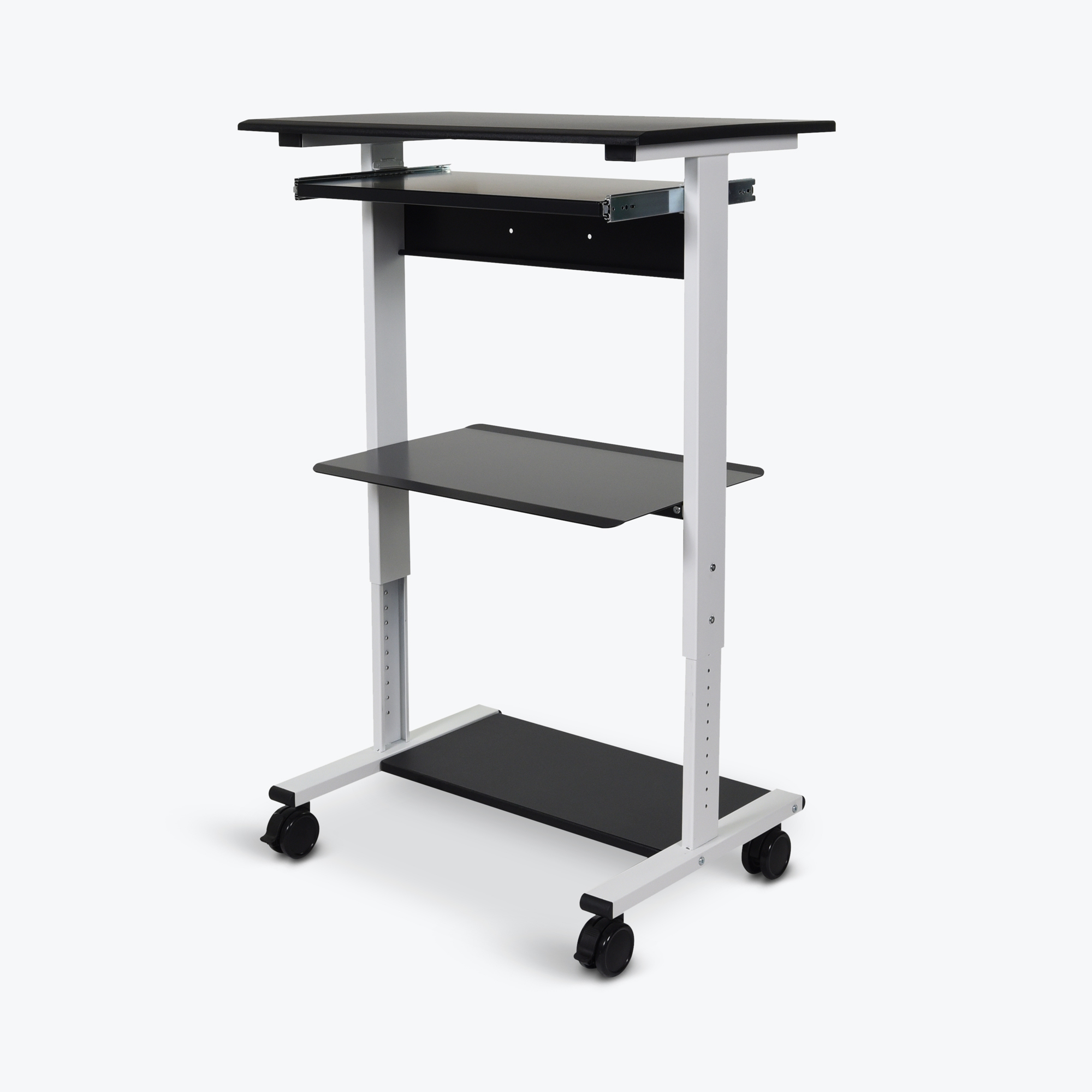 Luxor Three-Shelf Adjustable Stand Up Desk, Model# STAND-WS30