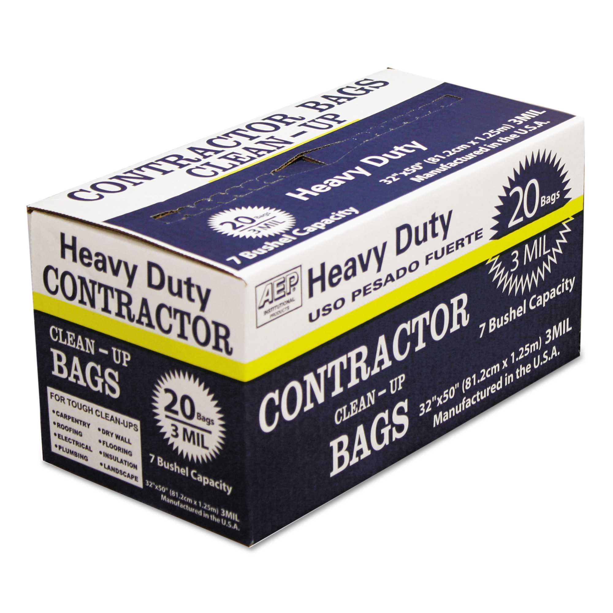AEP Industries Inc. Heavy-Duty Contractor Clean-Up Bags, Product