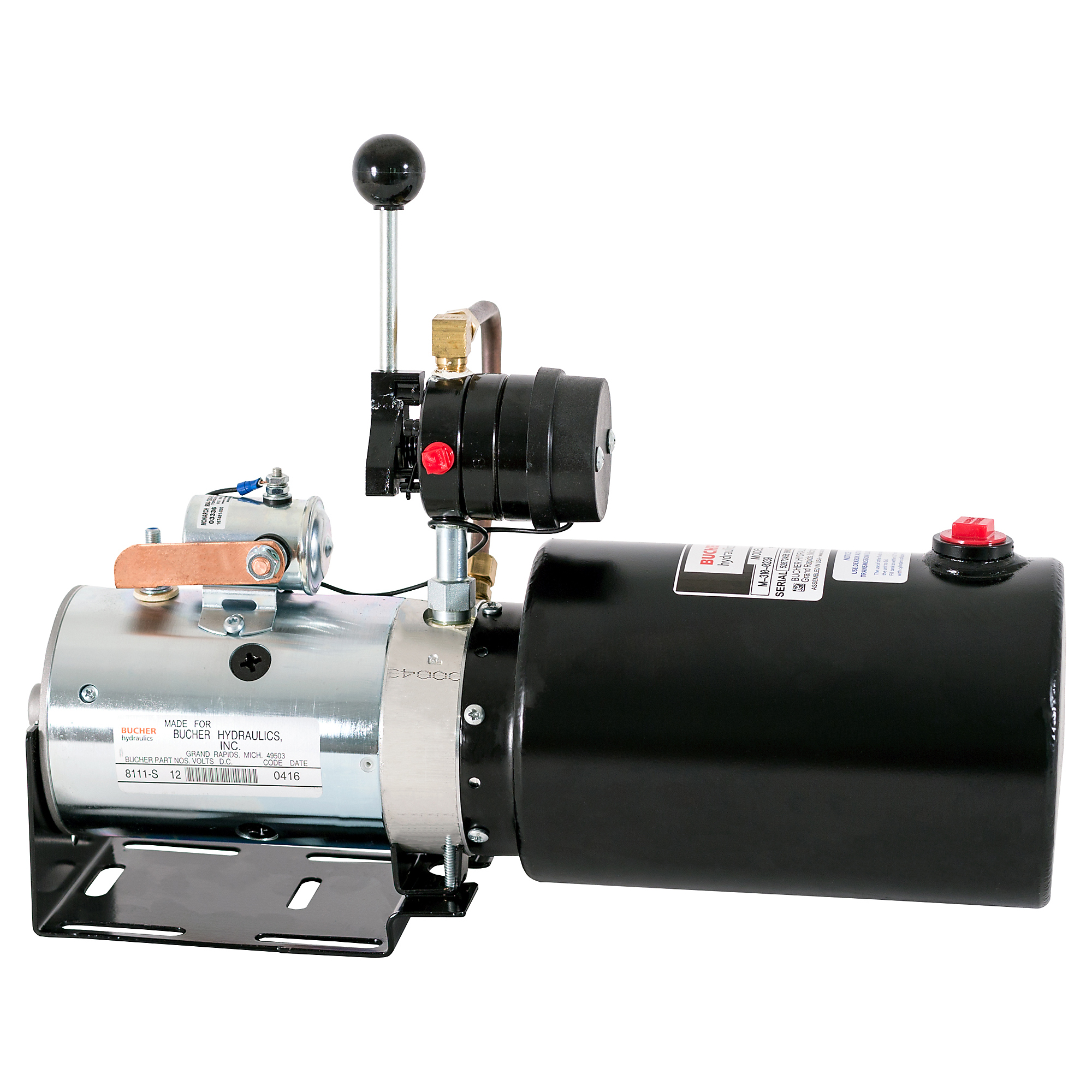 Buyers Products, 12V DC Power Unit, Max. PSI 2500 Max. RPM 0 Model# PU310LR