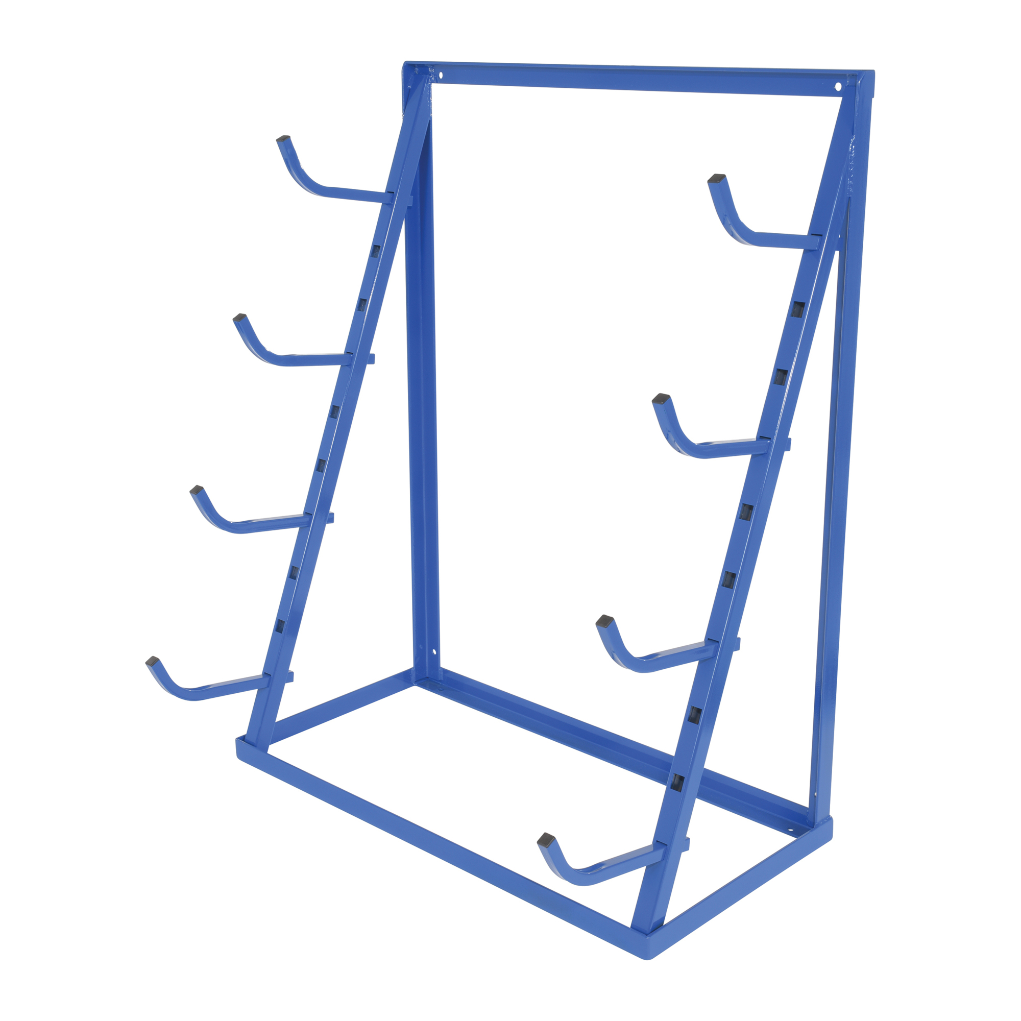 Vestil Horizontal Storage Rack - 48in. x 24in. x 60.875in., Adjustable, Steel, Blue, Model# HSR-4860