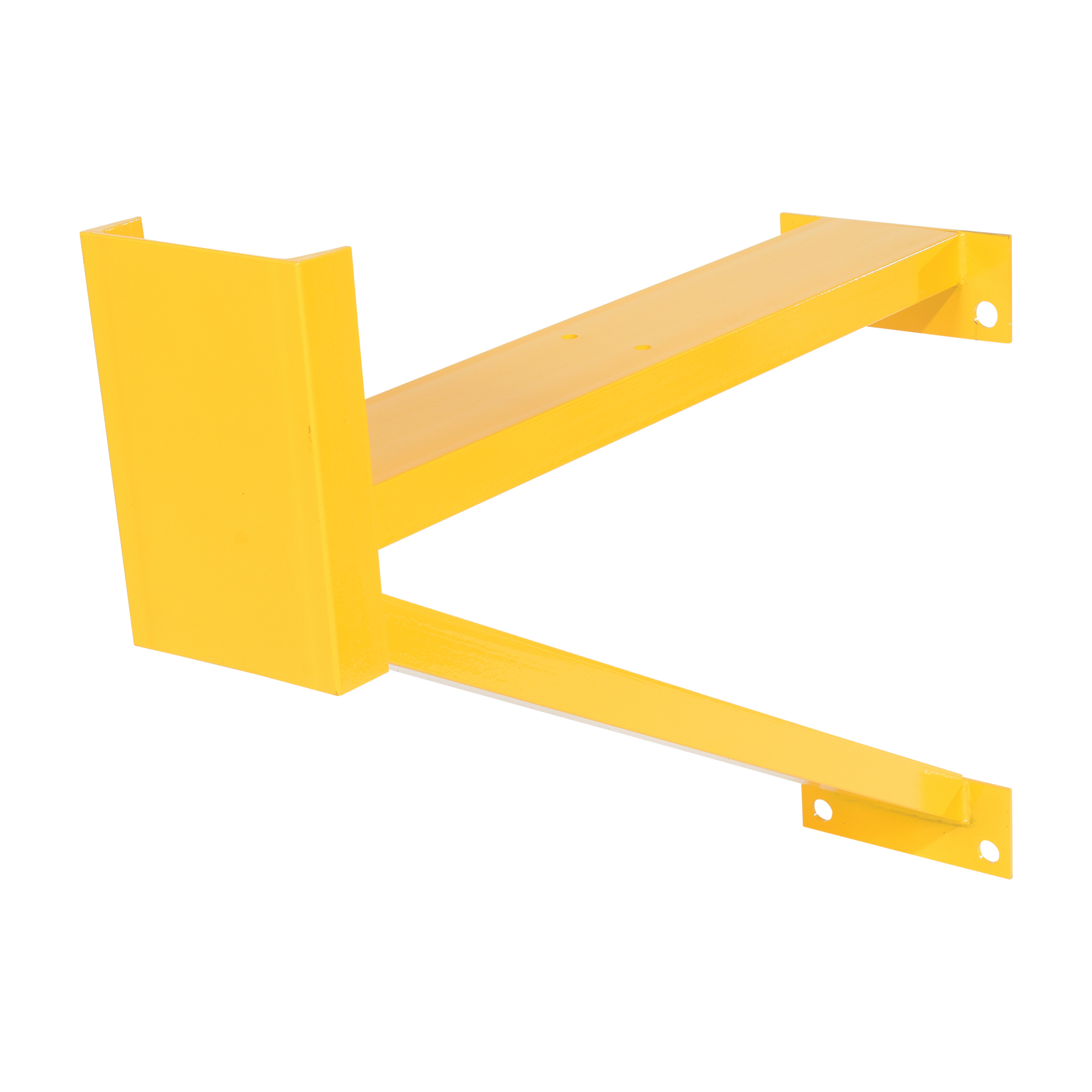 Vestil Steel Dock Shelter Guard Post 42 In. Length Yellow